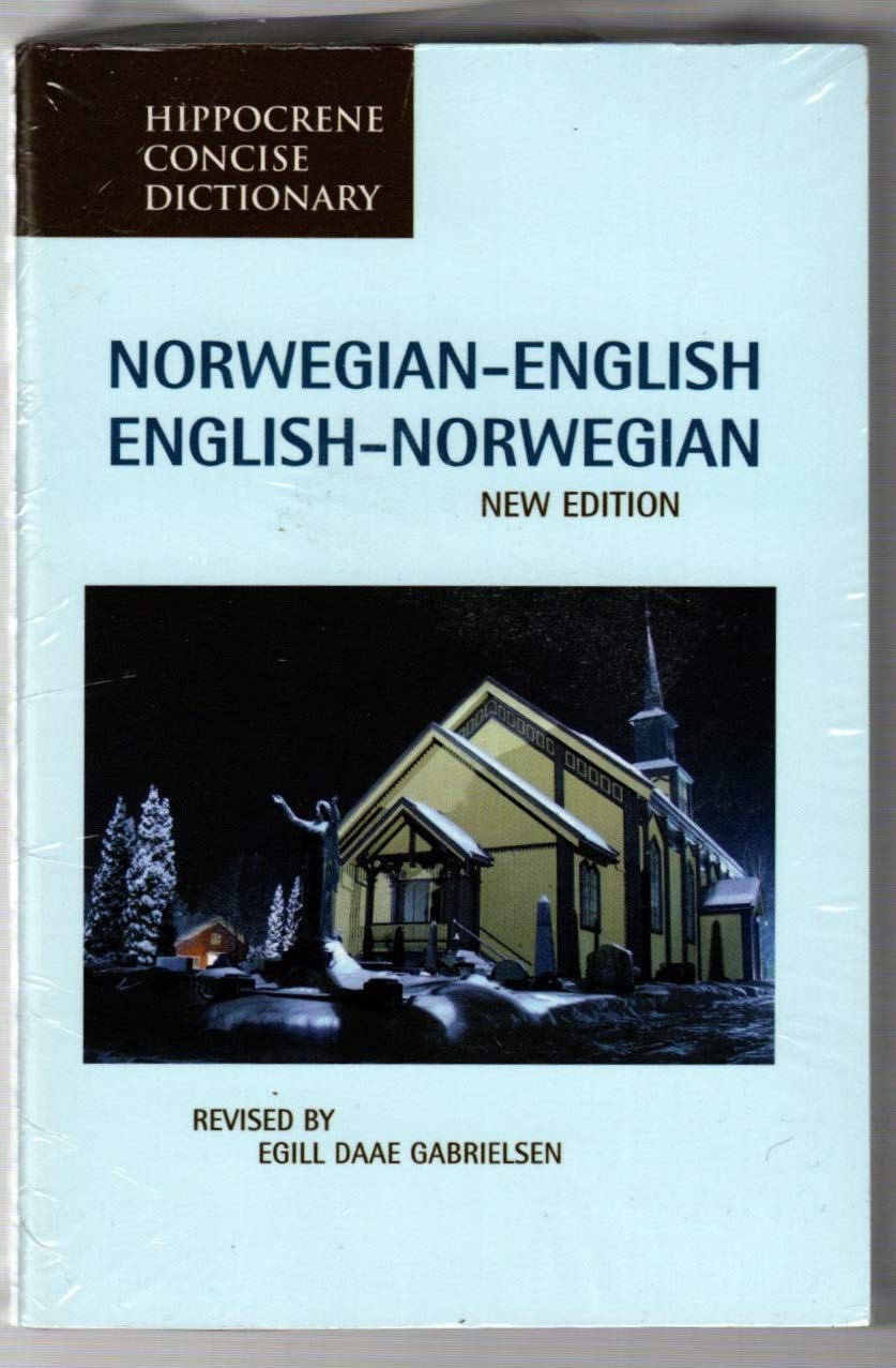 English-Norwegian Norwegian-English Dictionary book