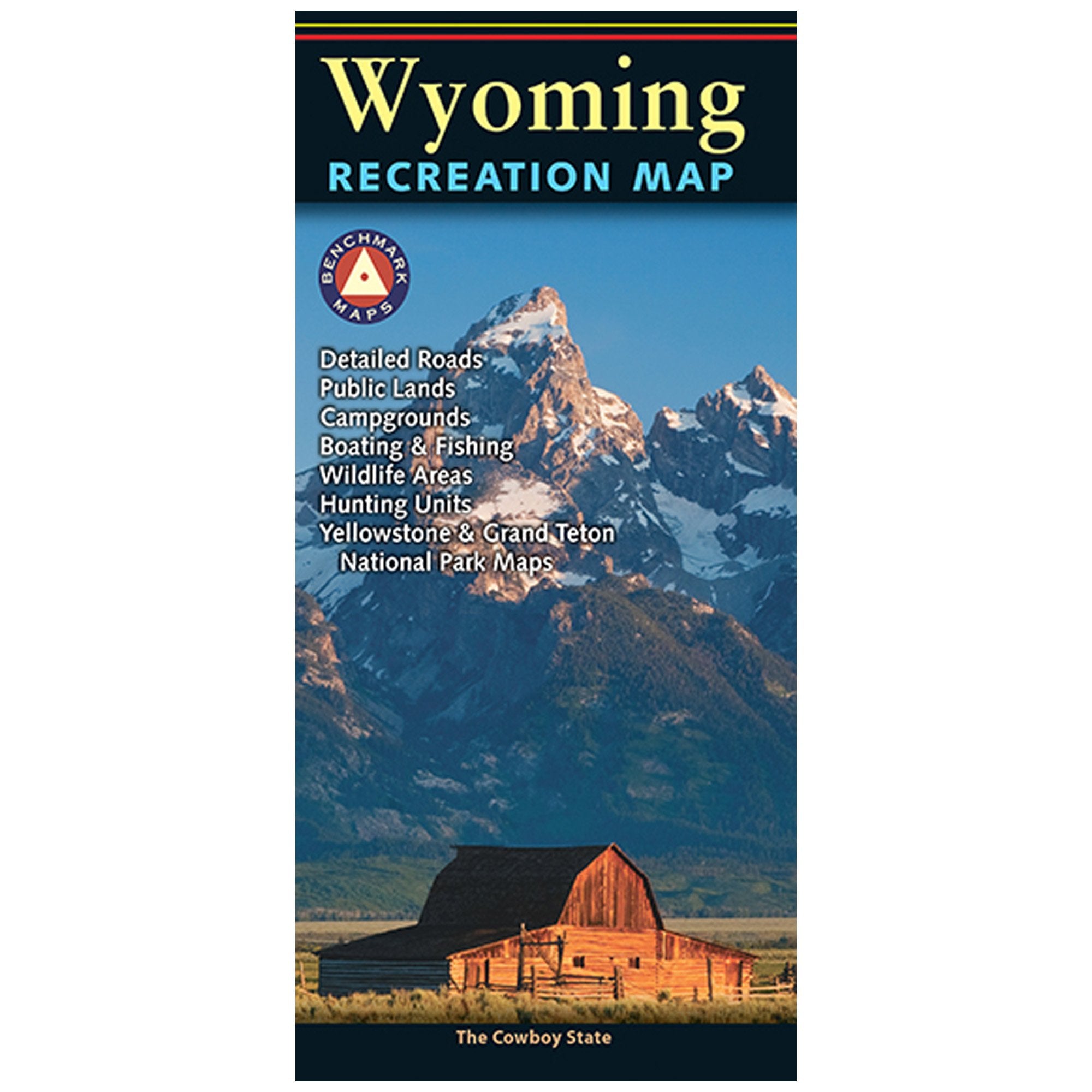 Benchmark Recreation Map Wyoming: Public Lands & Hunting Units, Yellowstine & Grand Teton National Park Maps (Benchmark Maps) Leisure, Home & Garden