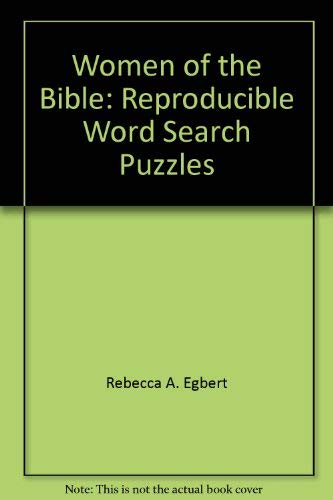 Women of the Bible: Reproducible Word Search Puzzles Books