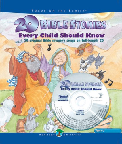 20 Bible Stories Every Child Should Know: With 20 Original Bible Story Songs on Full-Length Cd Religion & Esotericism