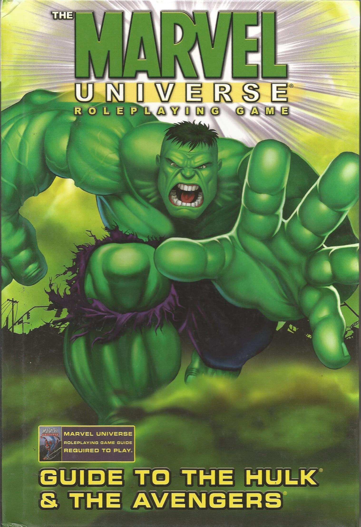 Marvel Universe Roleplaying Game: Guide to the Hulk & the Avengers (Marvel Role Playing Game) Leisure & Fun