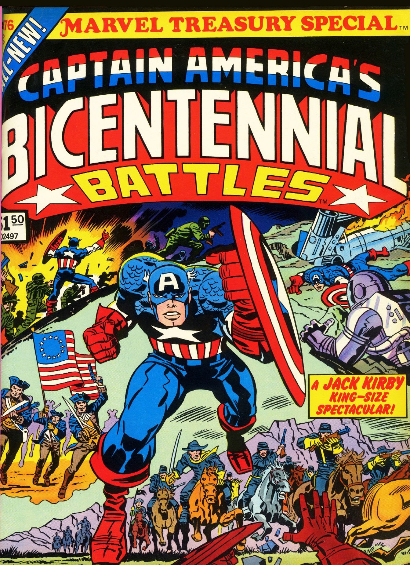Captain America by Jack Kirby: Bicentennial Battles book