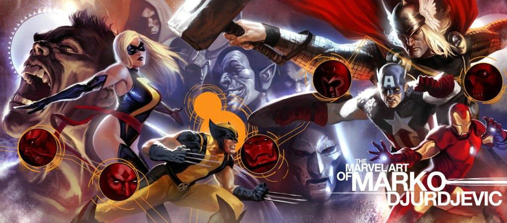 The Marvel Art of Marko Djurdjevic Superheroes