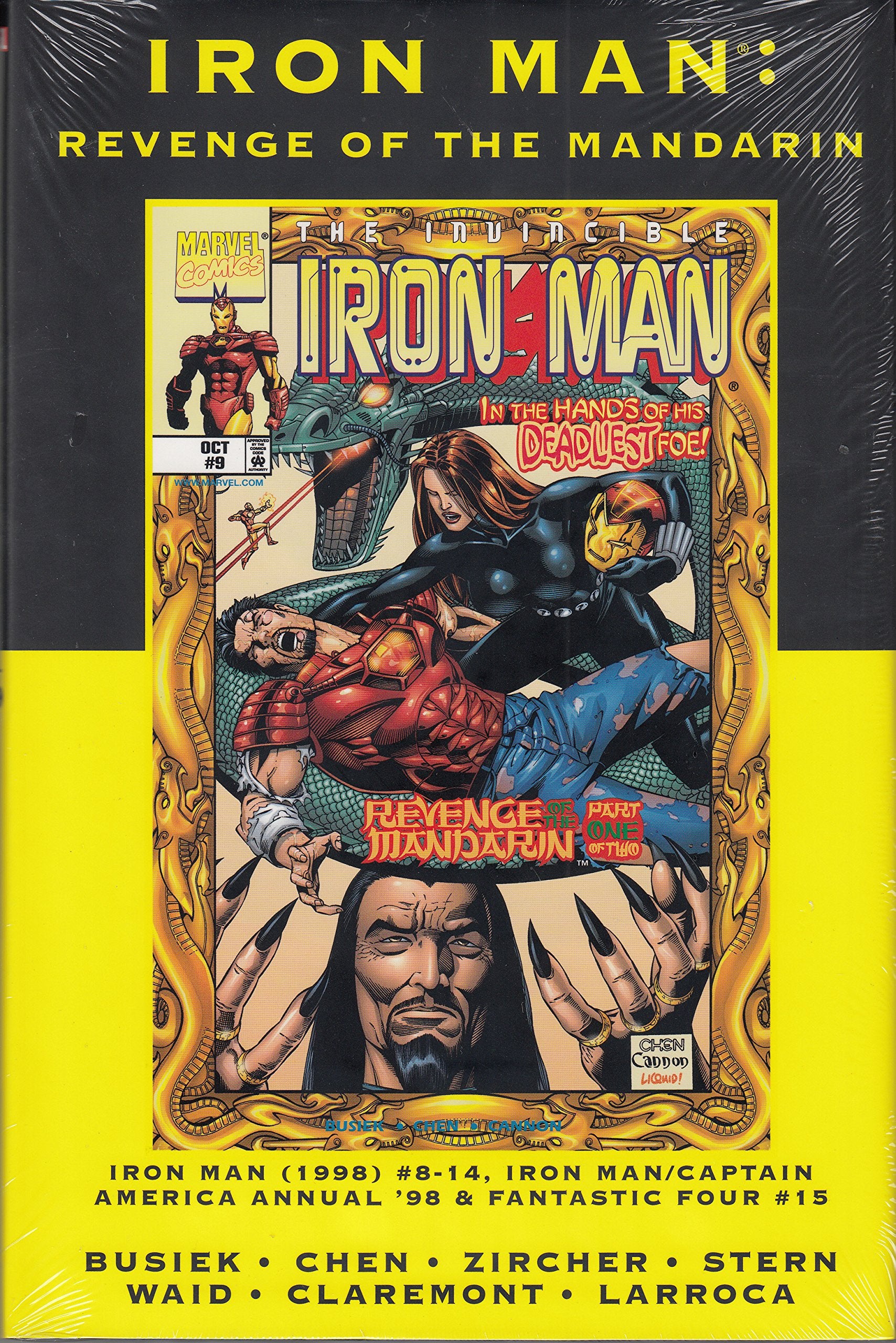 IRON MAN PREM HC REVENGE OF MANDARIN DM VAR ED 99 Manga