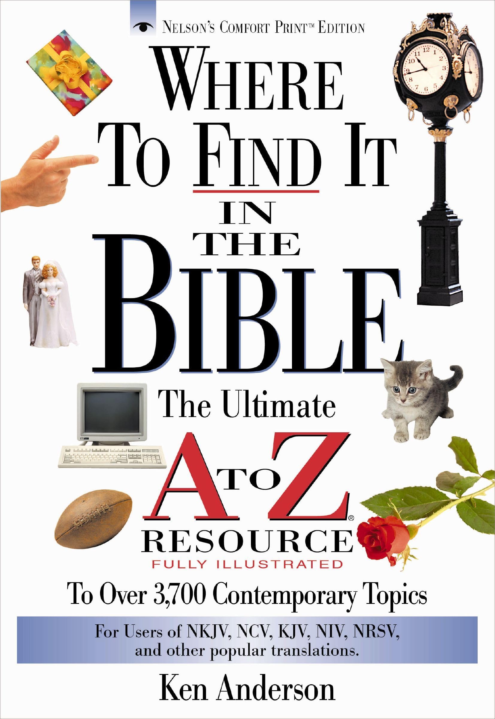 Where to Find It in the Bible: The Ultimate A-Z Resource (A to Z) Social Sciences