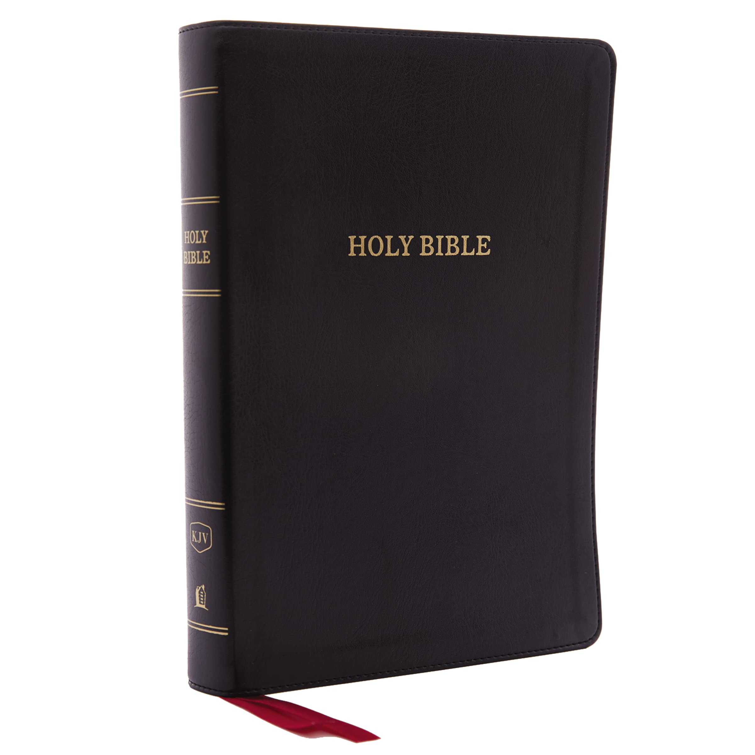 KJV Holy Bible: Giant Print with 53,000 Cross References, Deluxe Black Leathersoft, Red Letter, Comfort Print: King James Version Philosophy