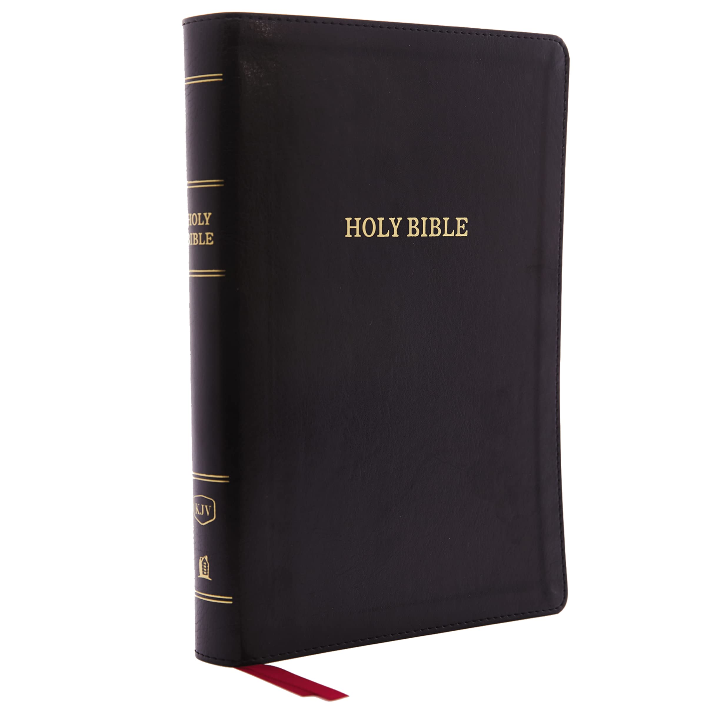 KJV Holy Bible: Giant Print with 53,000 Cross References, Deluxe Black Leathersoft, Red Letter, Comfort Print (Thumb Indexed): King James Version Philosophy