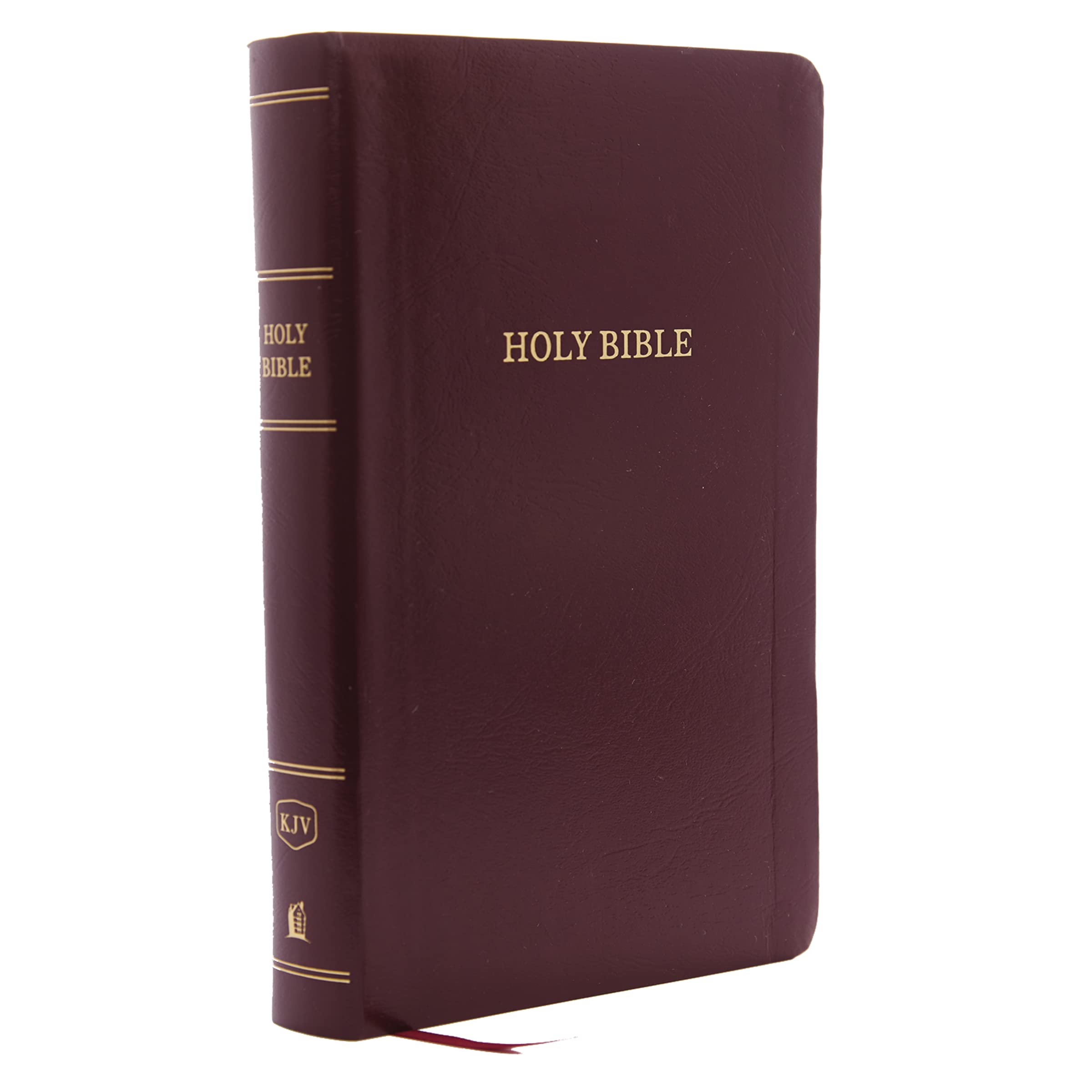 KJV, Reference Bible, Personal Size Giant Print, Leather-Look, Burgundy, Red Letter Edition Religion & Esotericism
