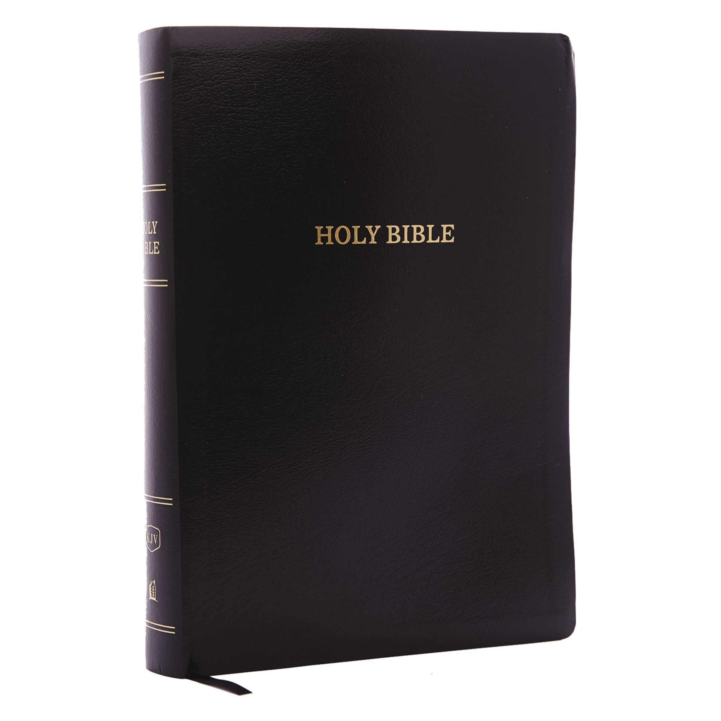 KJV, Reference Bible, Super Giant Print, Leather-Look, Black, Red Letter Edition Social Sciences