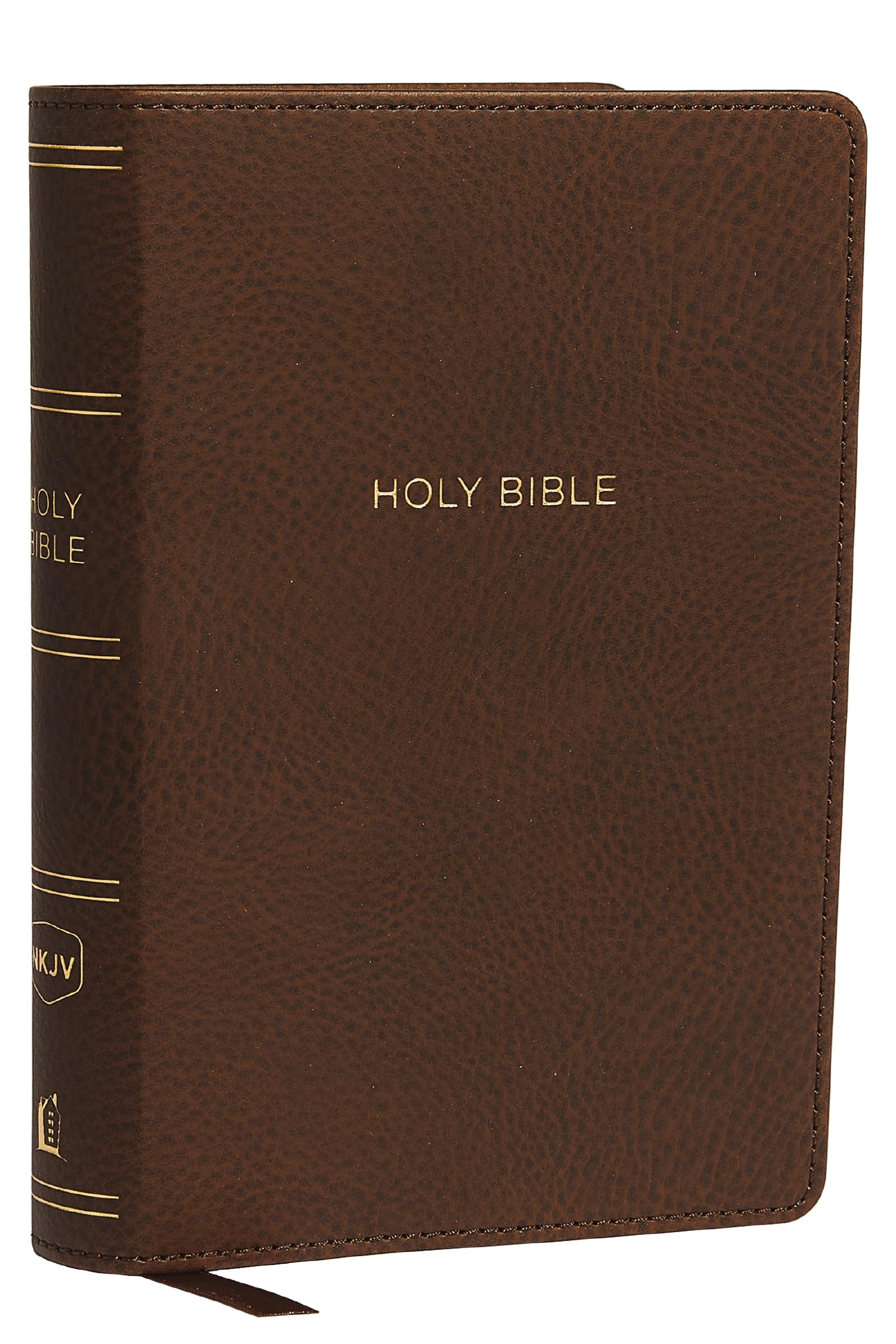 NKJV, Reference Bible, Compact Large Print, Leathersoft, Brown, Red Letter, Comfort Print: Holy Bible, New King James Version Social Sciences
