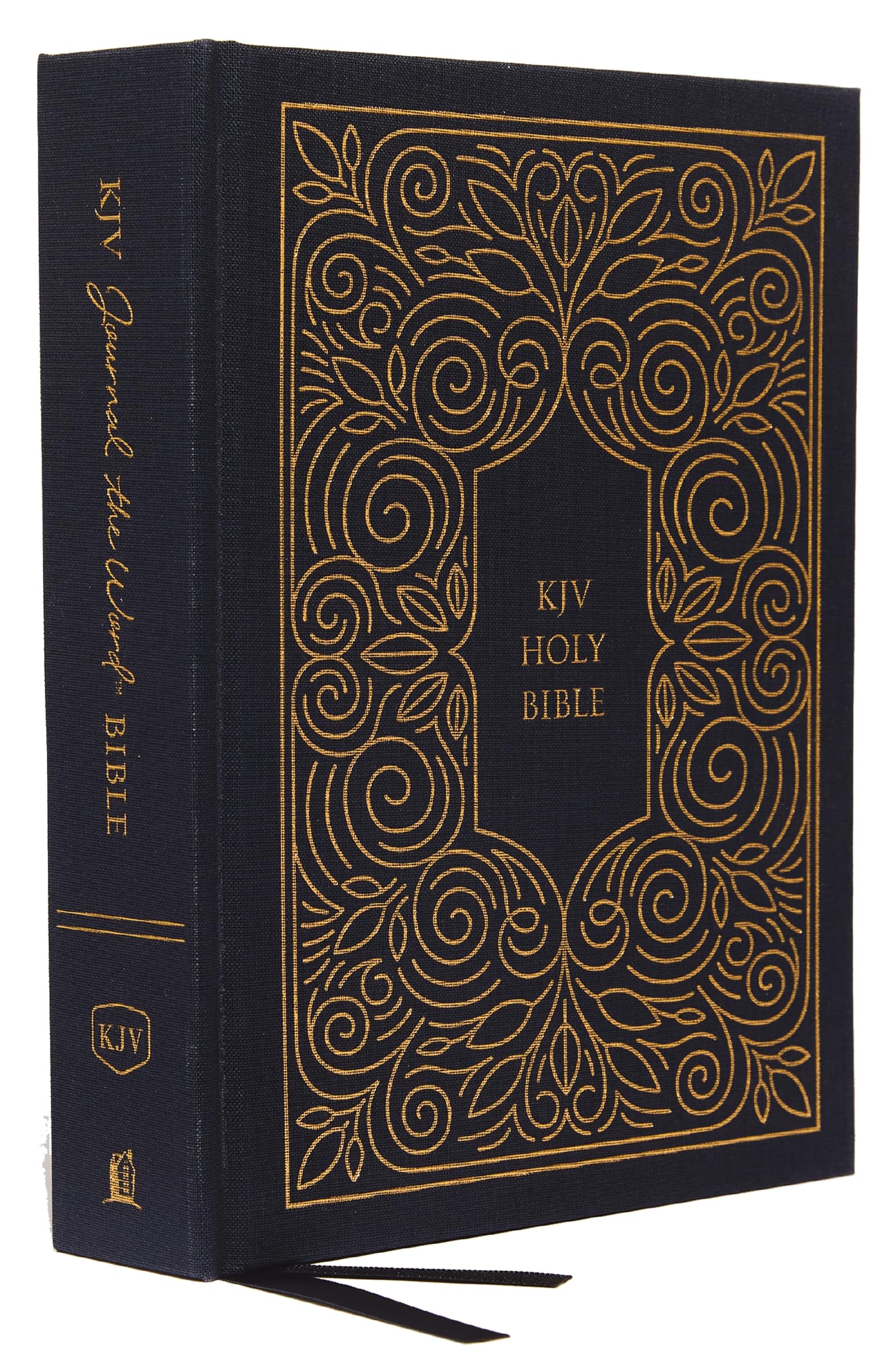 KJV, Journal the Word Bible, Cloth Over Board, Blue, Red Letter Edition, Comfort Print Film, Art & Culture