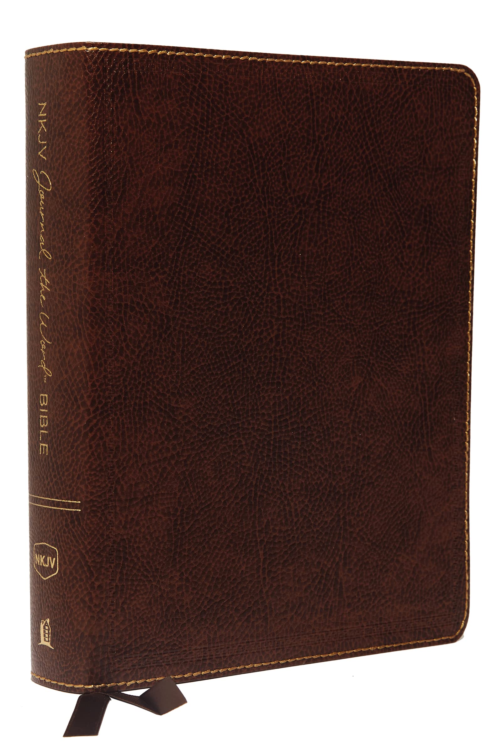 NKJV, Journal the Word Bible, Bonded Leather, Brown, Red Letter, Comfort Print: Reflect, Journal, or Create Art Next to Your Favorite Verses Film, Art & Culture