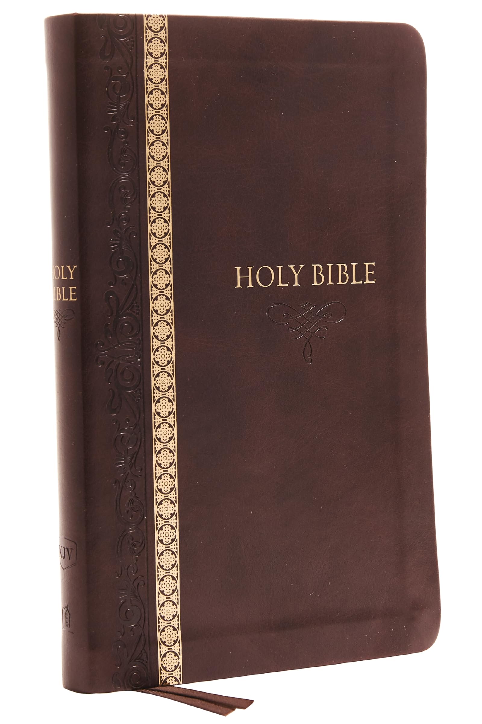 KJV Holy Bible: Thinline, Brown Leathersoft, Red Letter, Comfort Print (Thumb Indexed): King James Version: Holy Bible, King James Version Social Sciences