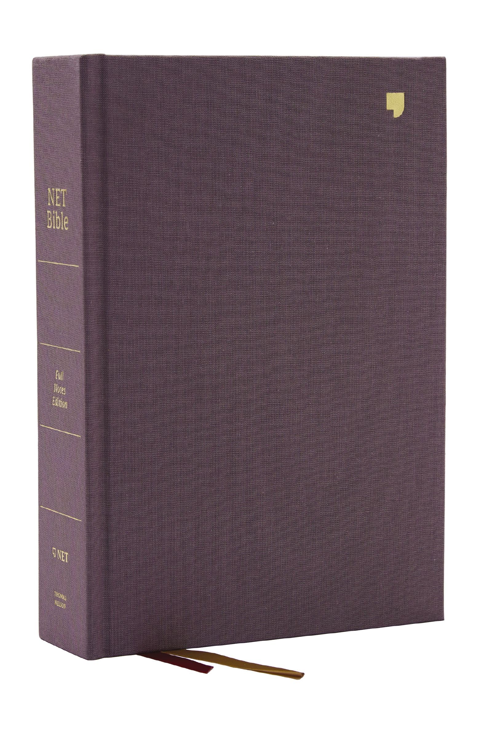NET Bible, Full-notes Edition, Cloth over Board, Gray, Comfort Print: Holy Bible Contemporary literature