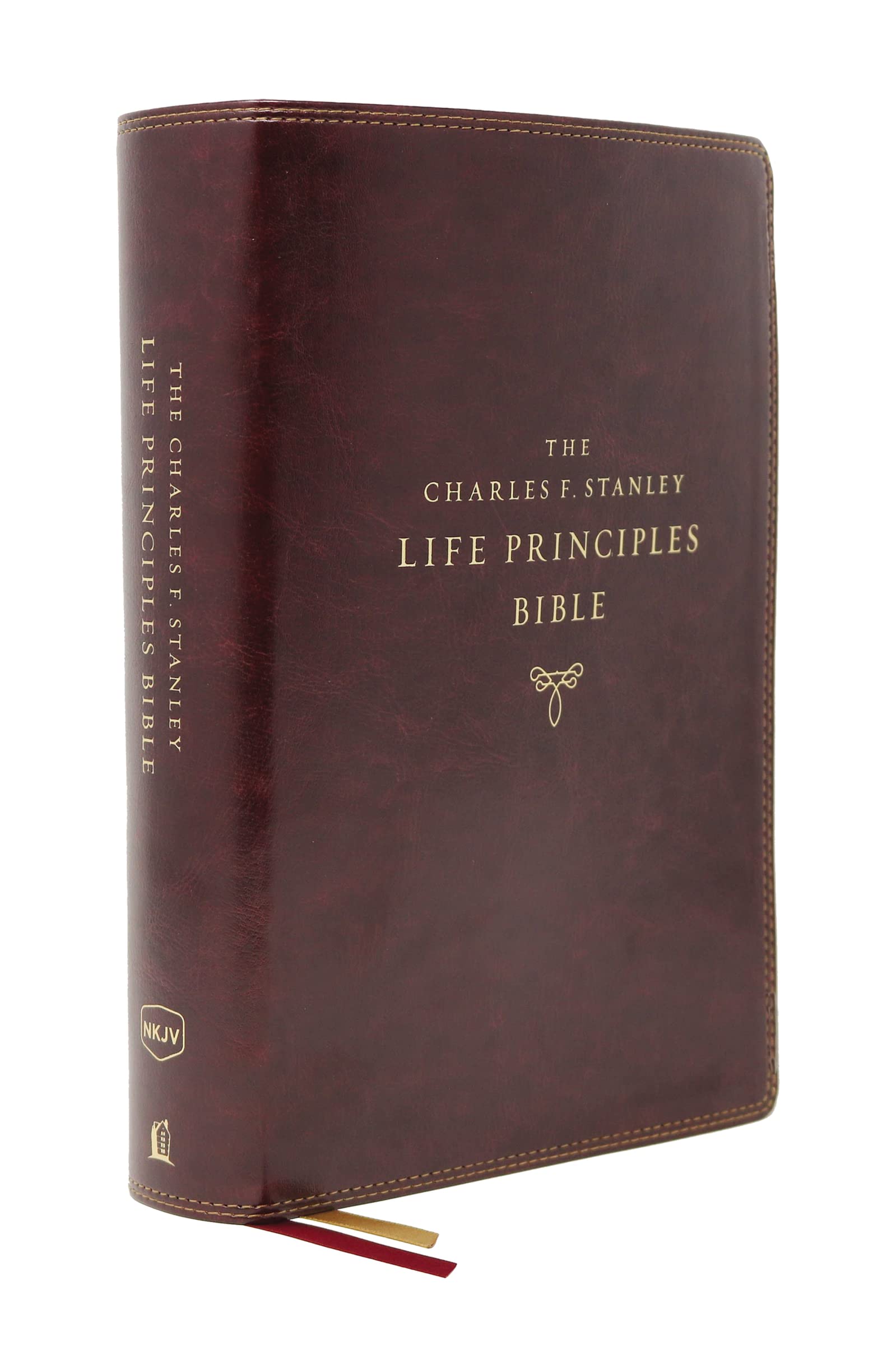 The NKJV, Charles F. Stanley Life Principles Bible, 2nd Edition, Leathersoft, Burgundy, Thumb Indexed, Comfort Print: Growing in Knowledge and Understanding of God Through His Word Business, Finance & Career