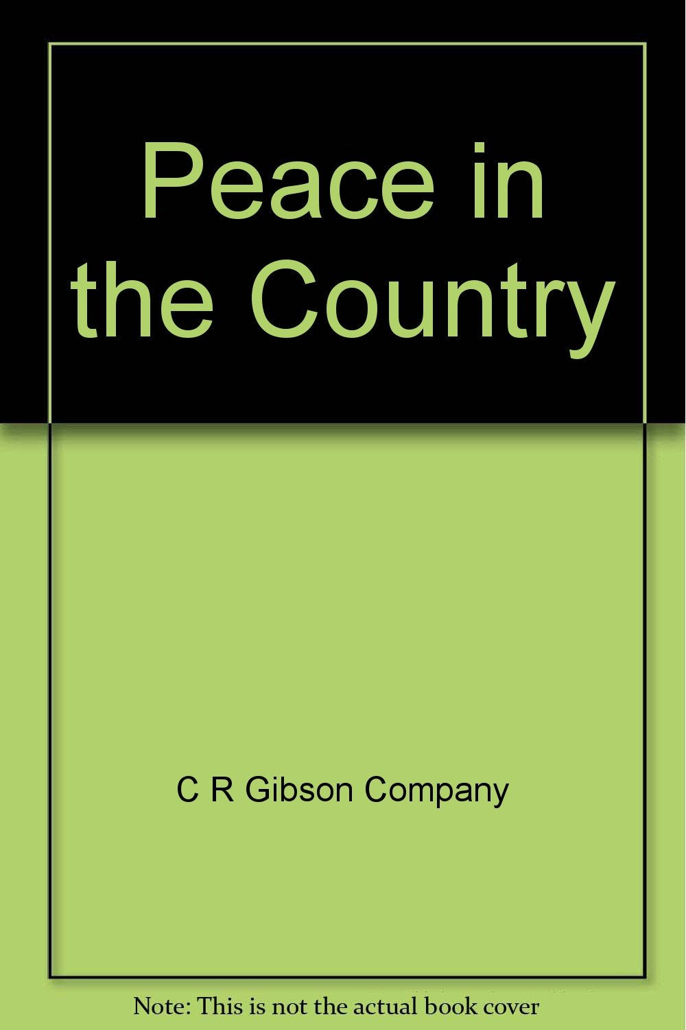 Peace in the Country Books