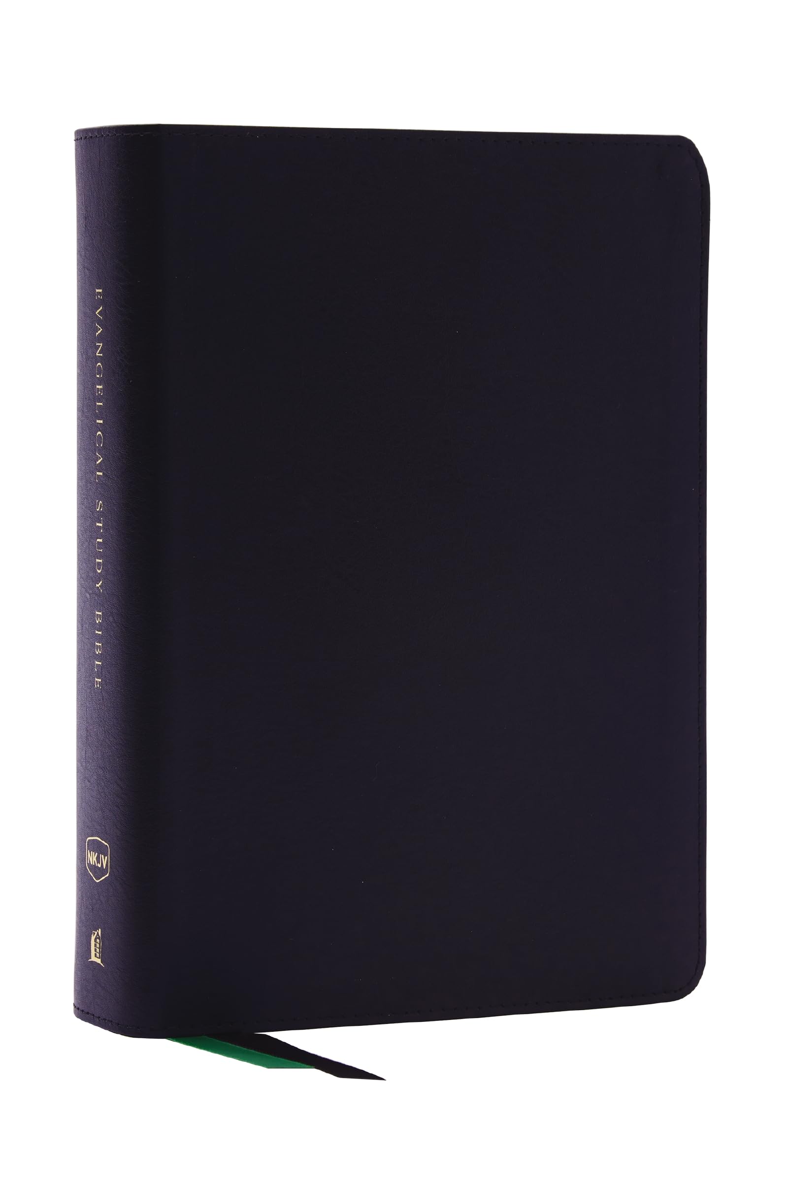 Evangelical Study Bible: Christ-centered. Faith-building. Mission-focused. (NKJV, Black Bonded Leather, Red Letter, Thumb Indexed, Large Comfort Print) Religion & Esotericism