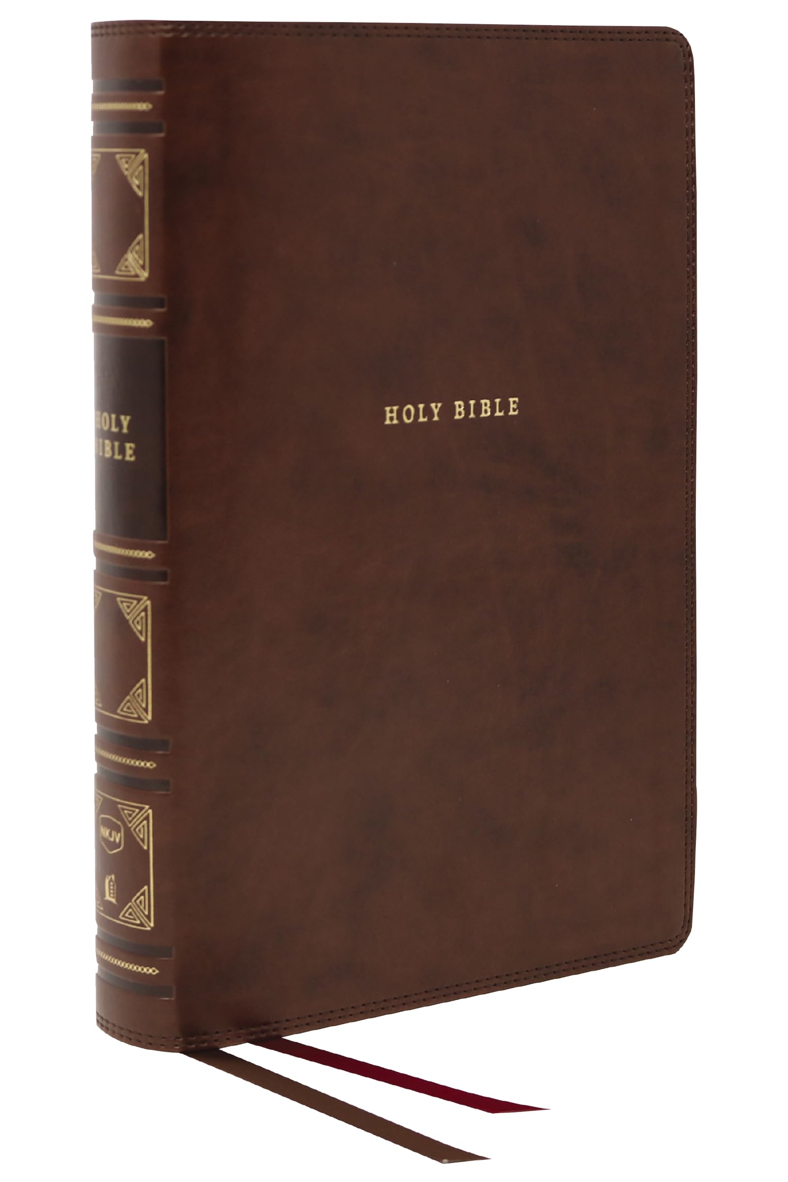 NKJV, Reference Bible, Classic Verse-by-Verse, Center-Column, Leathersoft, Brown, Red Letter, Thumb Indexed, Comfort Print: Holy Bible, New King James Version Film, Art & Culture