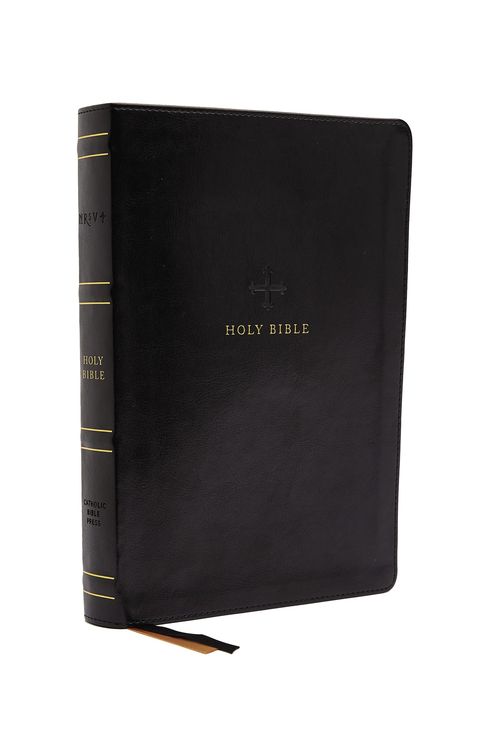 NRSV Large Print Standard Catholic Bible, Black Leathersoft (Comfort Print, Holy Bible, Complete Catholic Bible, NRSV CE): Holy Bible Religion & Esotericism