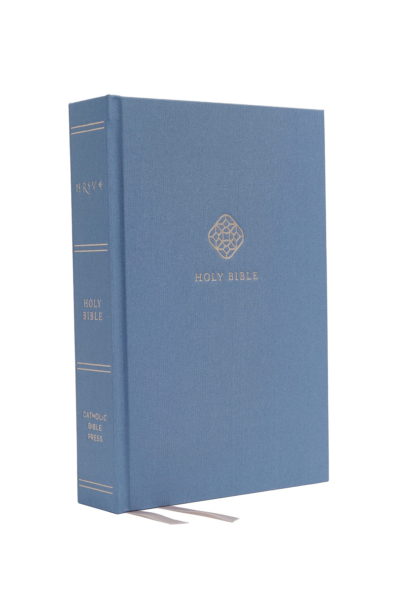 NRSV, Catholic Bible, Journal Edition, Cloth over Board, Blue, Comfort Print: Holy Bible Essays & Short Stories