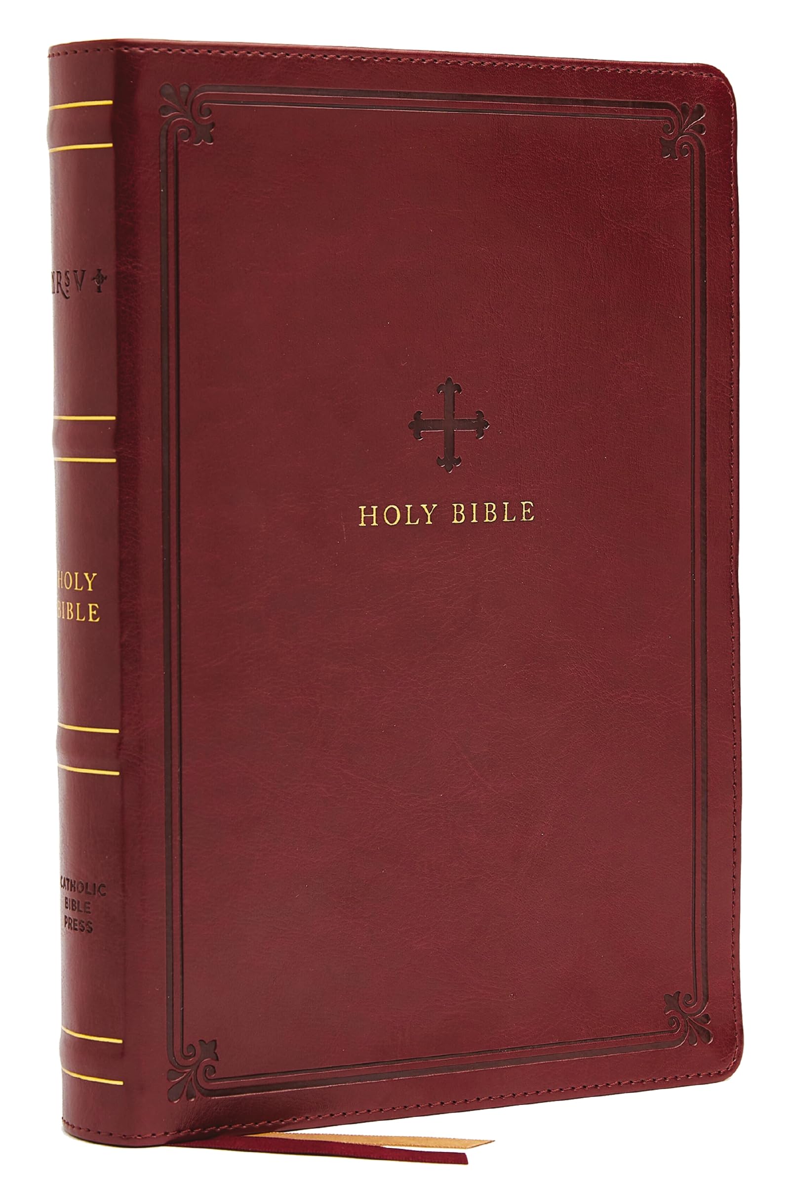 NRSV, Catholic Bible, Standard Personal Size, Leathersoft, Red, Comfort Print: Holy Bible Film, Art & Culture