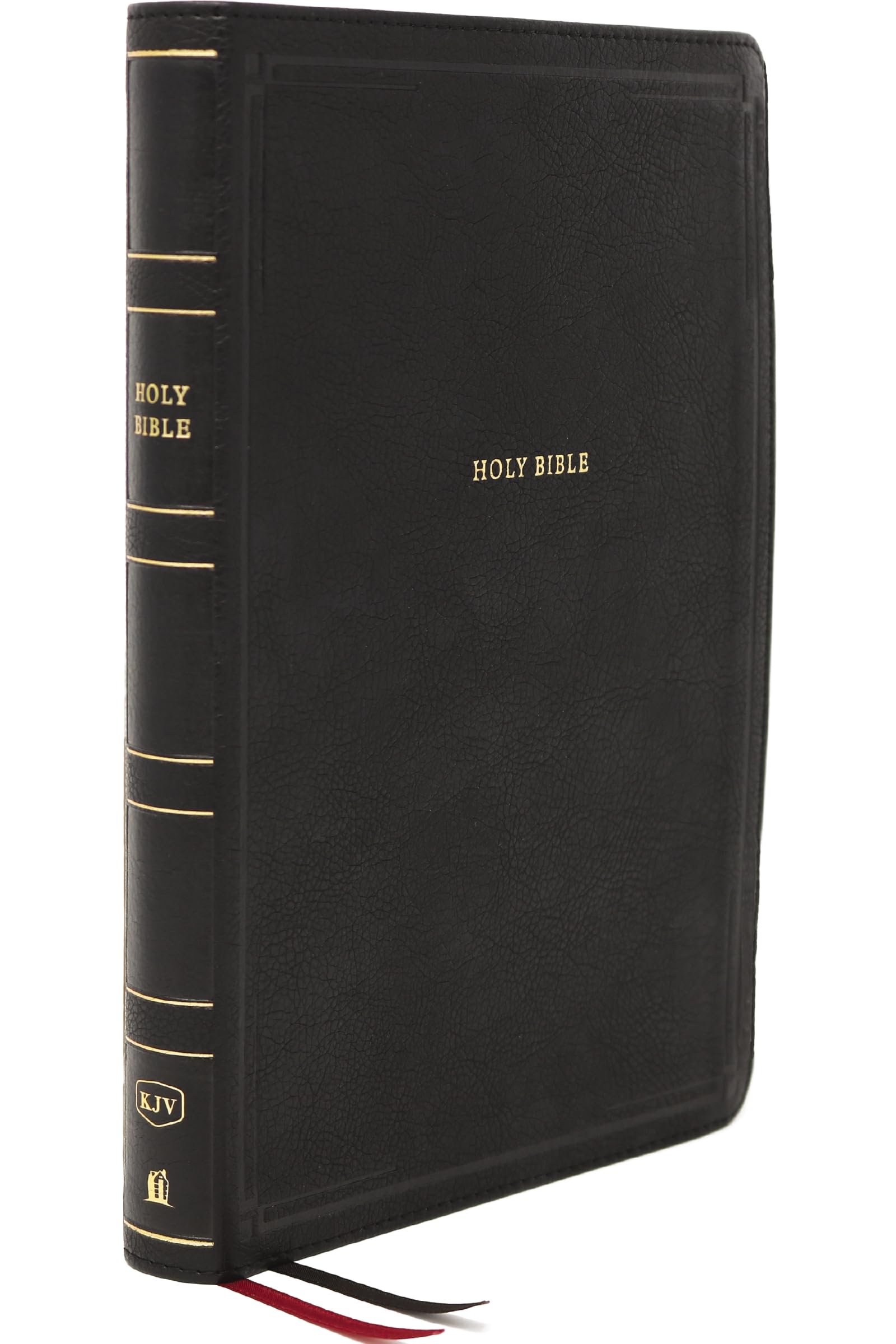 KJV Holy Bible: Giant Print Thinline Bible, Black Leathersoft, Red Letter, Comfort Print (Thumb Indexed): King James Version Religion & Esotericism
