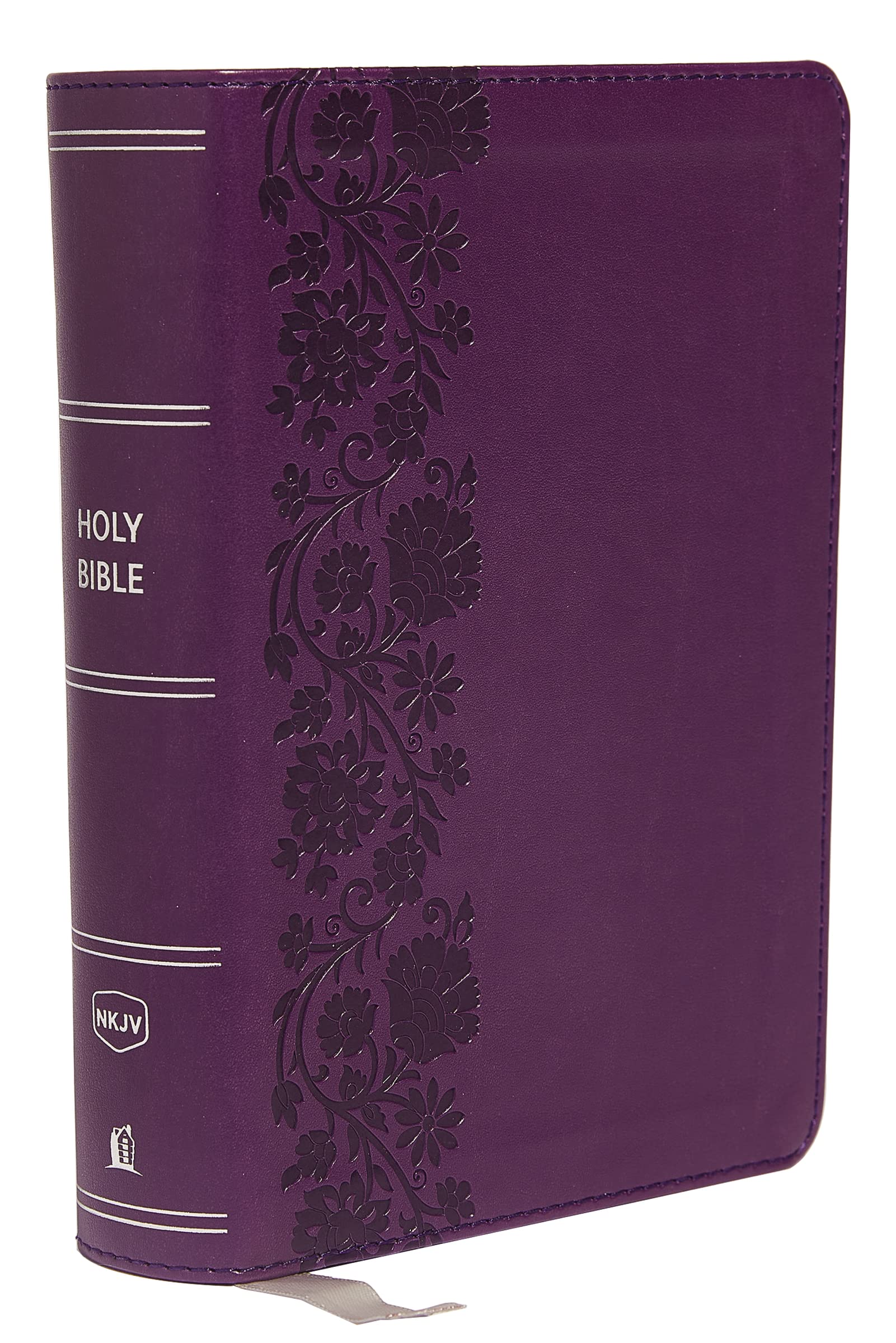 NKJV, End-of-Verse Reference Bible, Compact, Leathersoft, Purple, Red Letter, Comfort Print: Holy Bible, New King James Version Drama