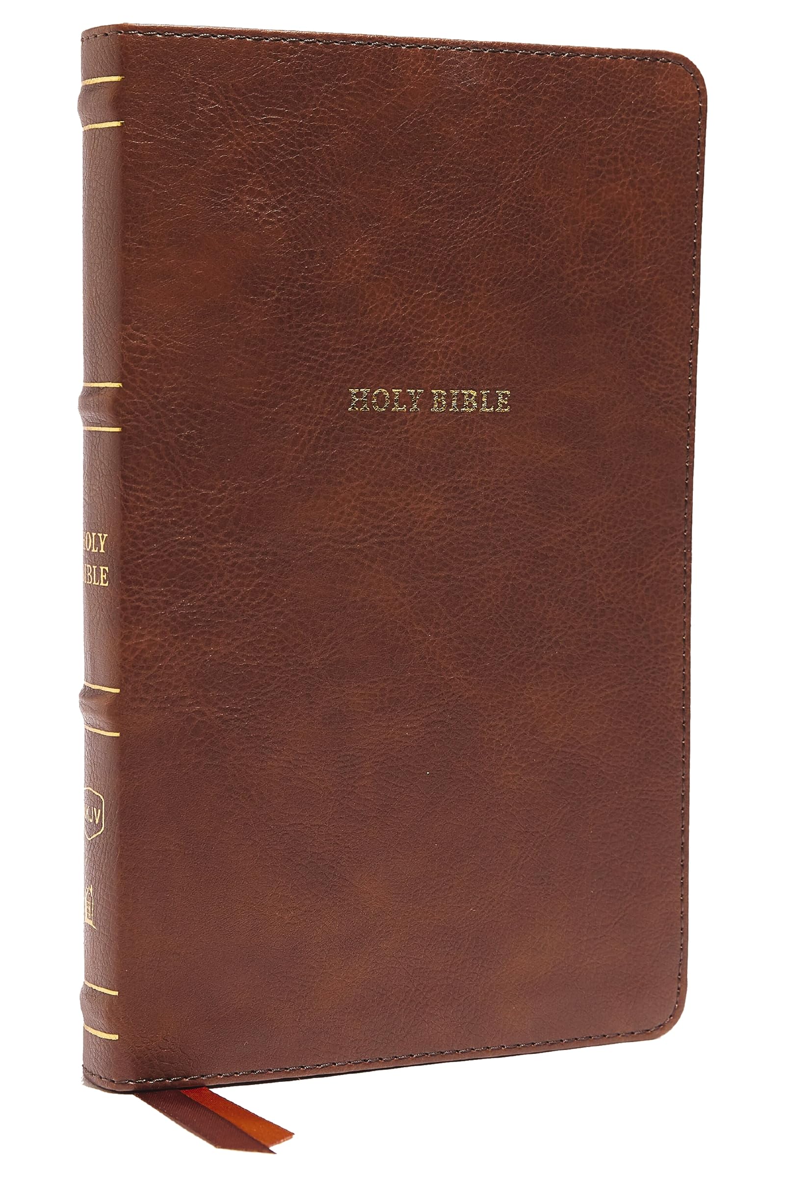 Nkjv, Thinline Bible, Leathersoft, Brown, Red Letter Edition, Comfort Print Law