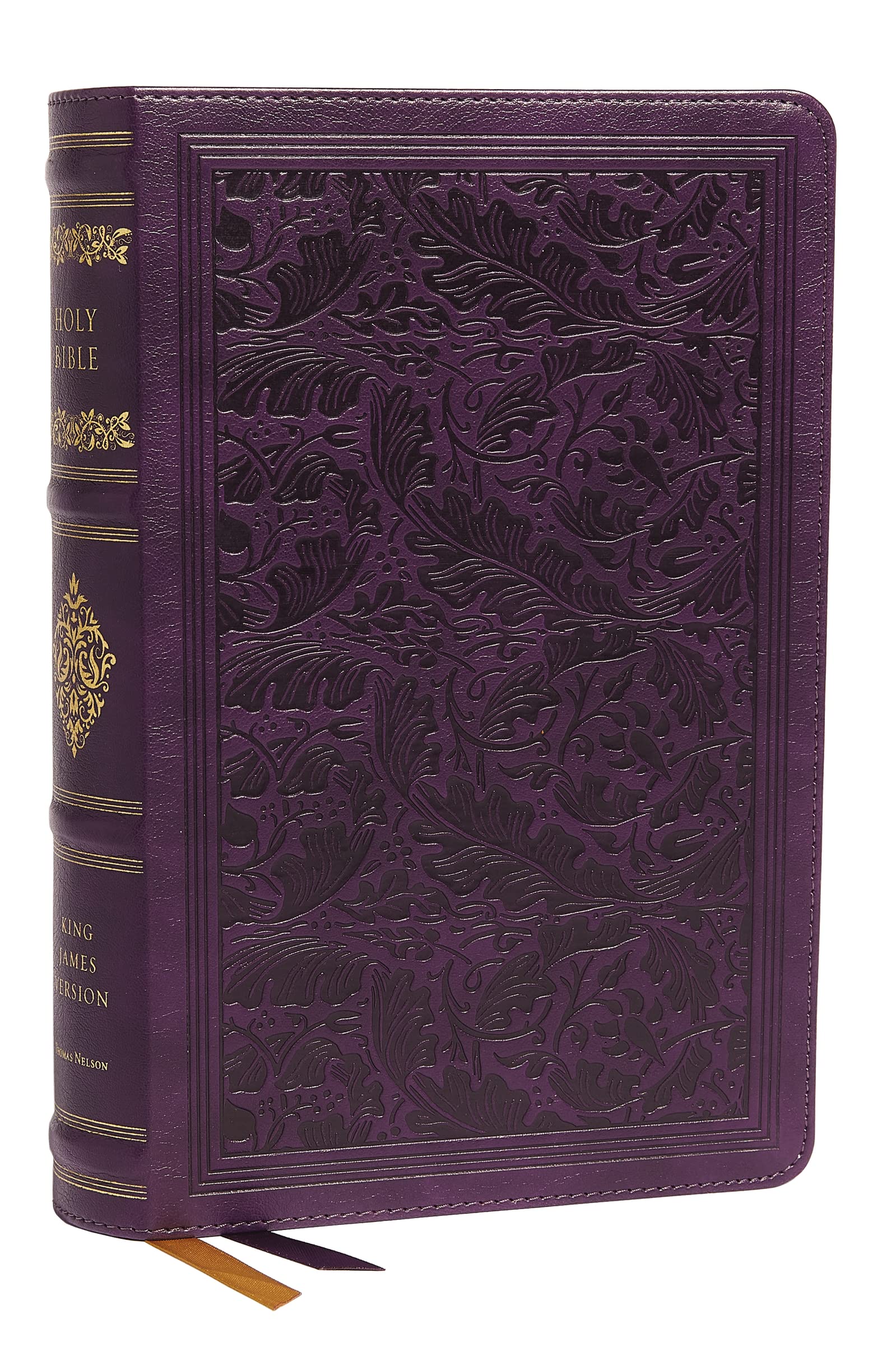 KJV, Personal Size Reference Bible, Sovereign Collection, Leathersoft, Purple, Red Letter, Comfort Print: Holy Bible, King James Version Historical Fiction