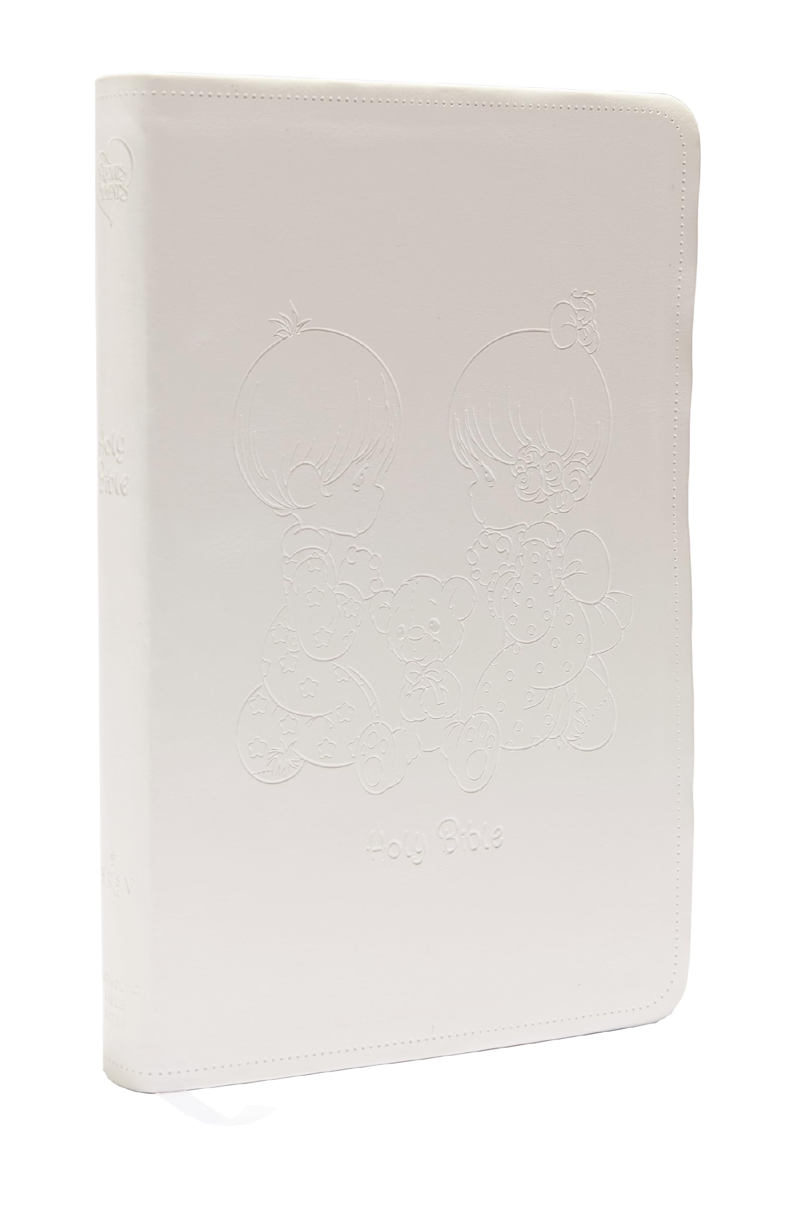 NRSVCE, Precious Moments Bible, White, Leathersoft, Comfort Print: Holy Bible Psychology