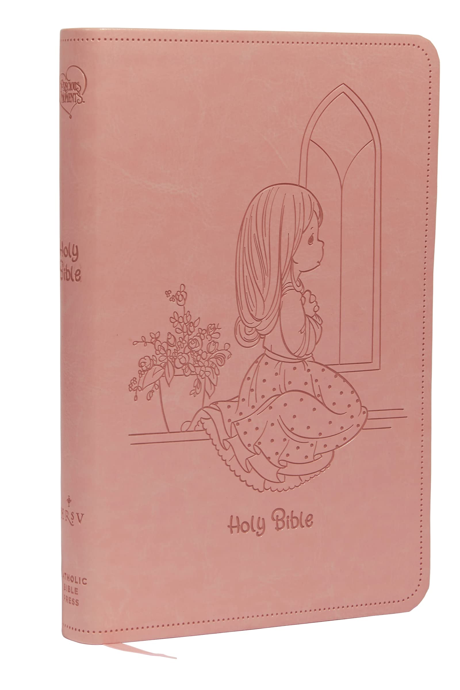 NRSVCE, Precious Moments Bible, Pink, Leathersoft, Comfort Print: Holy Bible Psychology
