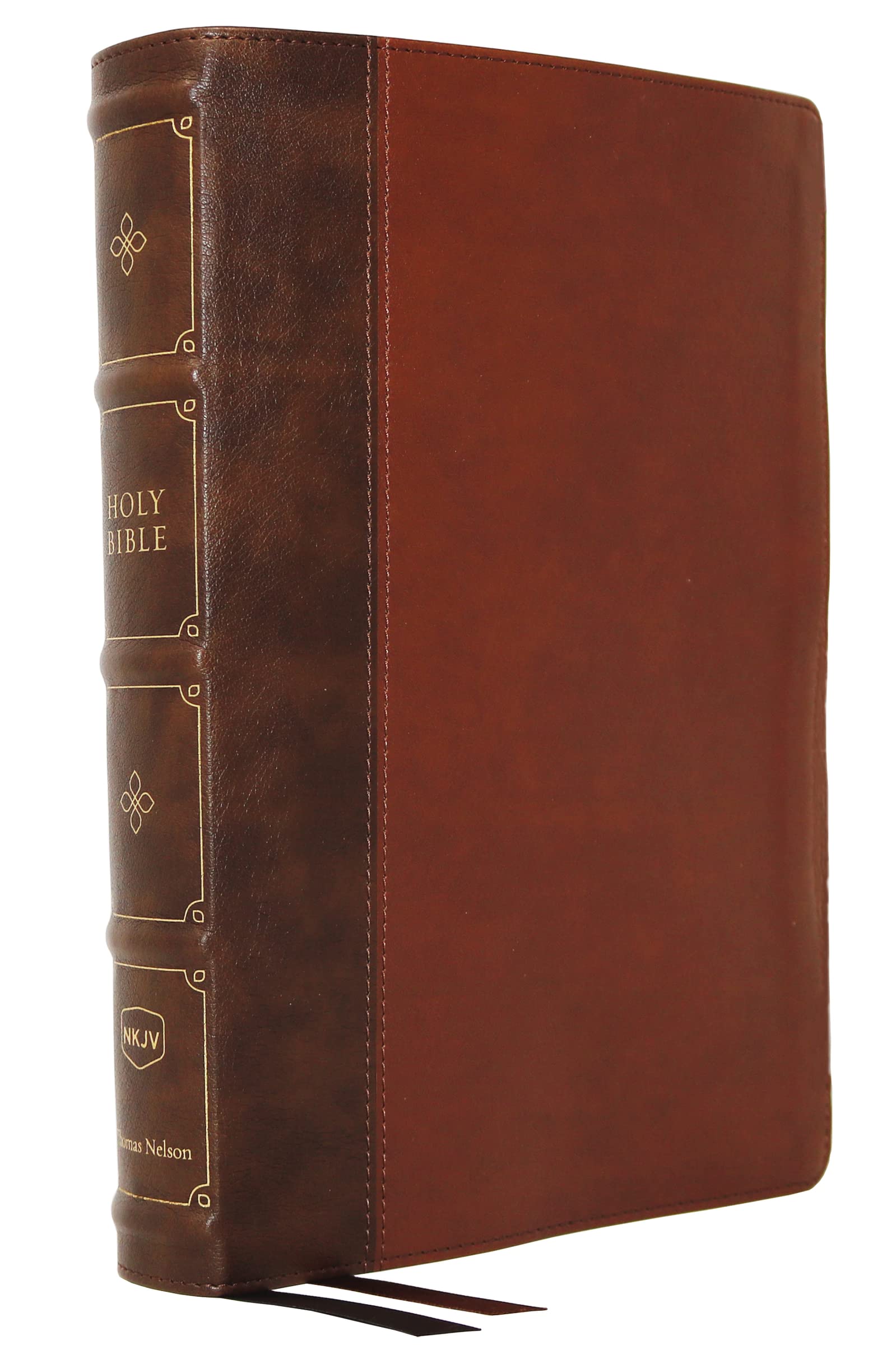 NKJV, Large Print Verse-by-Verse Reference Bible, Maclaren Series, Leathersoft, Brown, Comfort Print: Holy Bible, New King James Version Social Sciences
