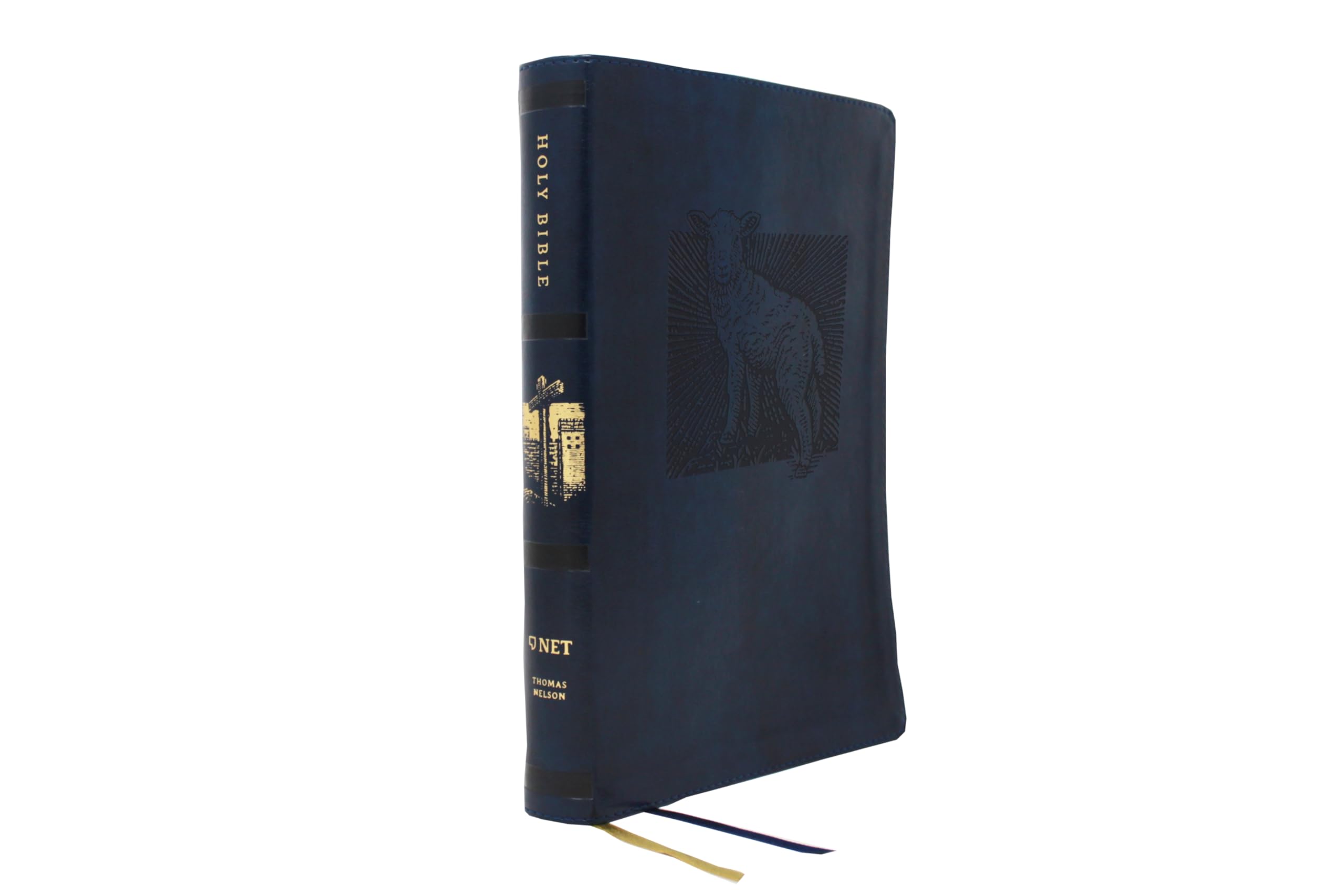 NET Bible, Thinline Art Edition, Large Print, Leathersoft, Blue, Comfort Print: Holy Bible Film, Art & Culture