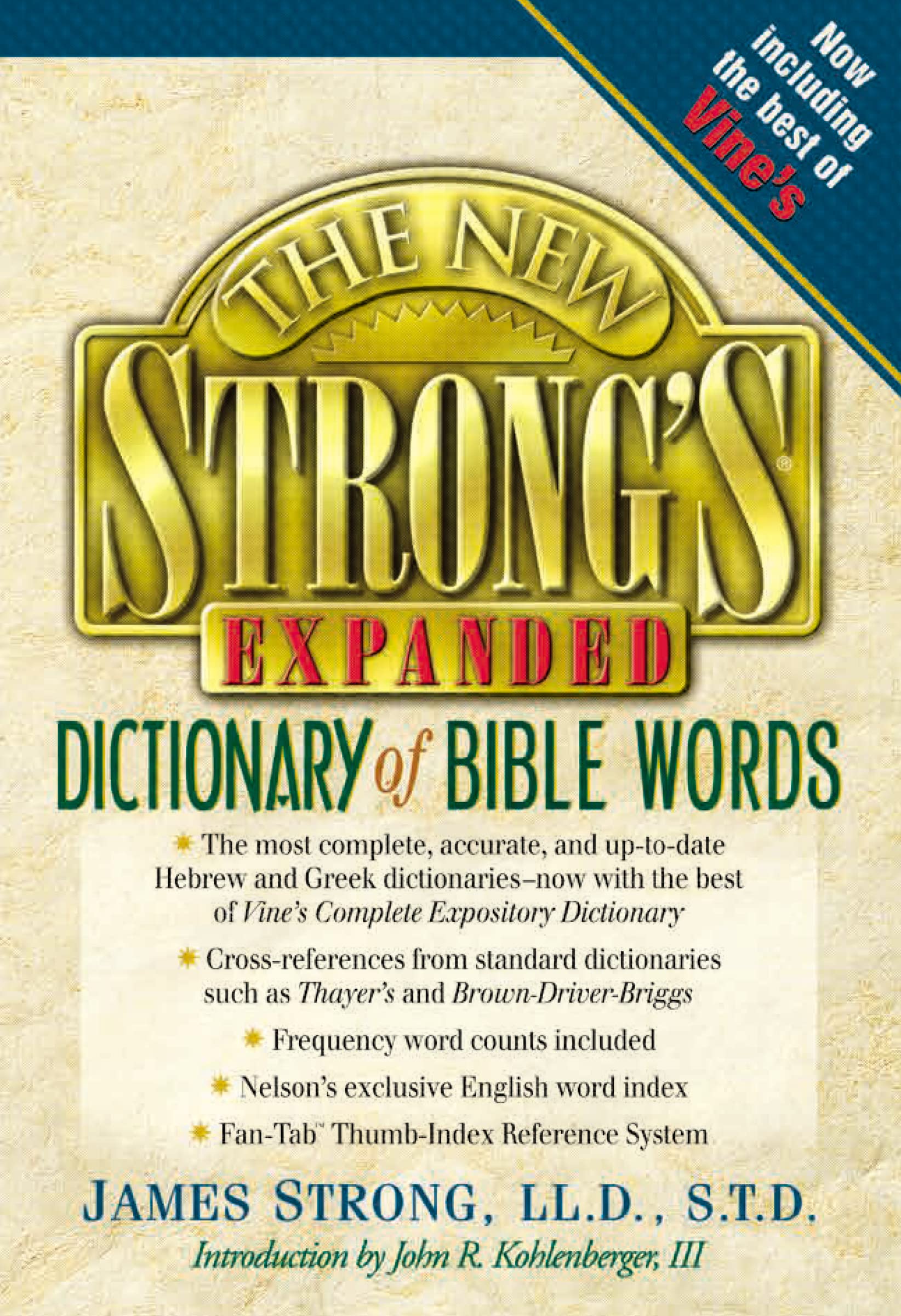 The New Strong's Expanded Dictionary of Bible Words Foreign Languages ​​& Dictionaries