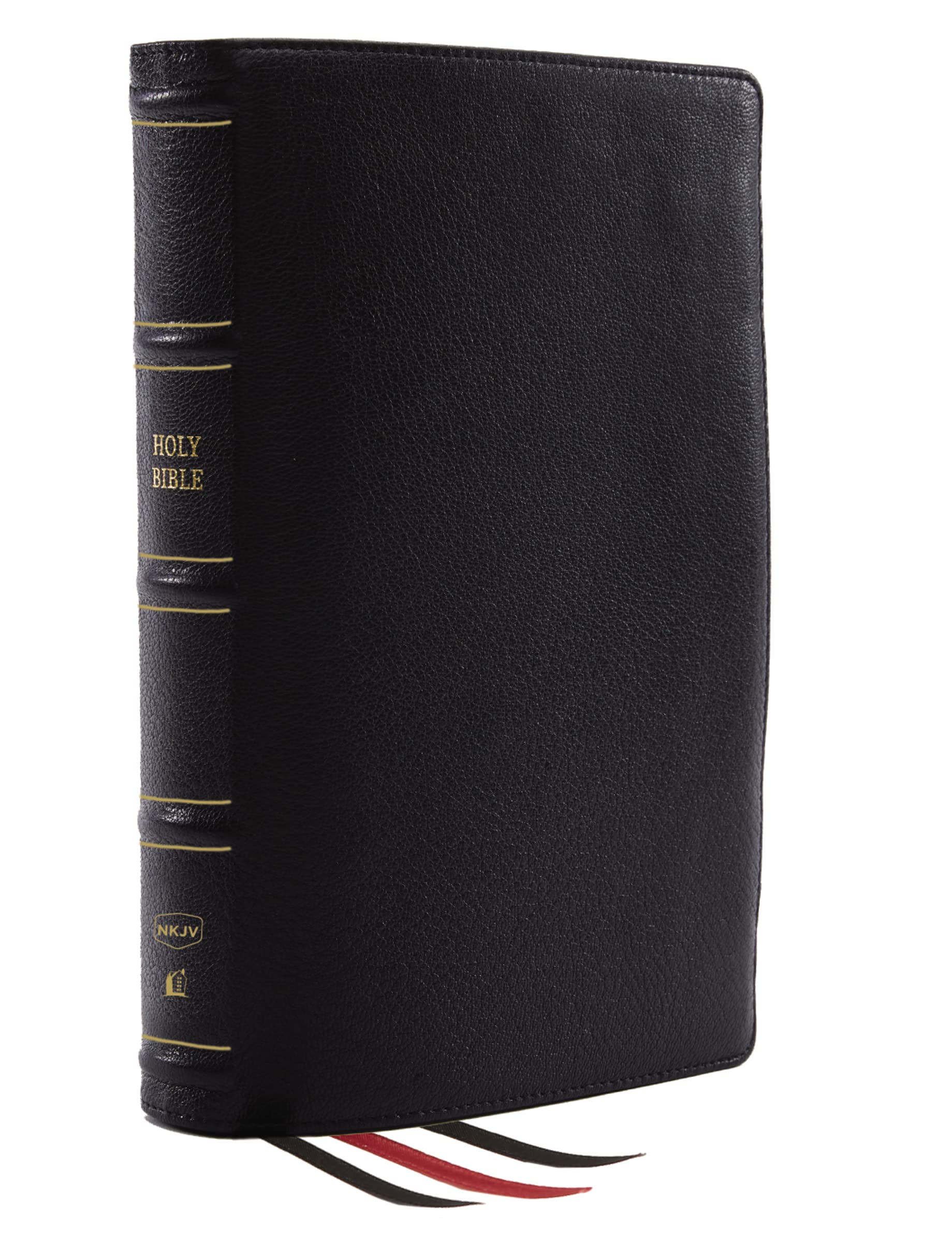 NKJV, Reference Bible, Classic Verse-by-Verse, Center-Column, Genuine Leather, Black, Red Letter, Comfort Print: Holy Bible, New King James Version Religion & Esotericism