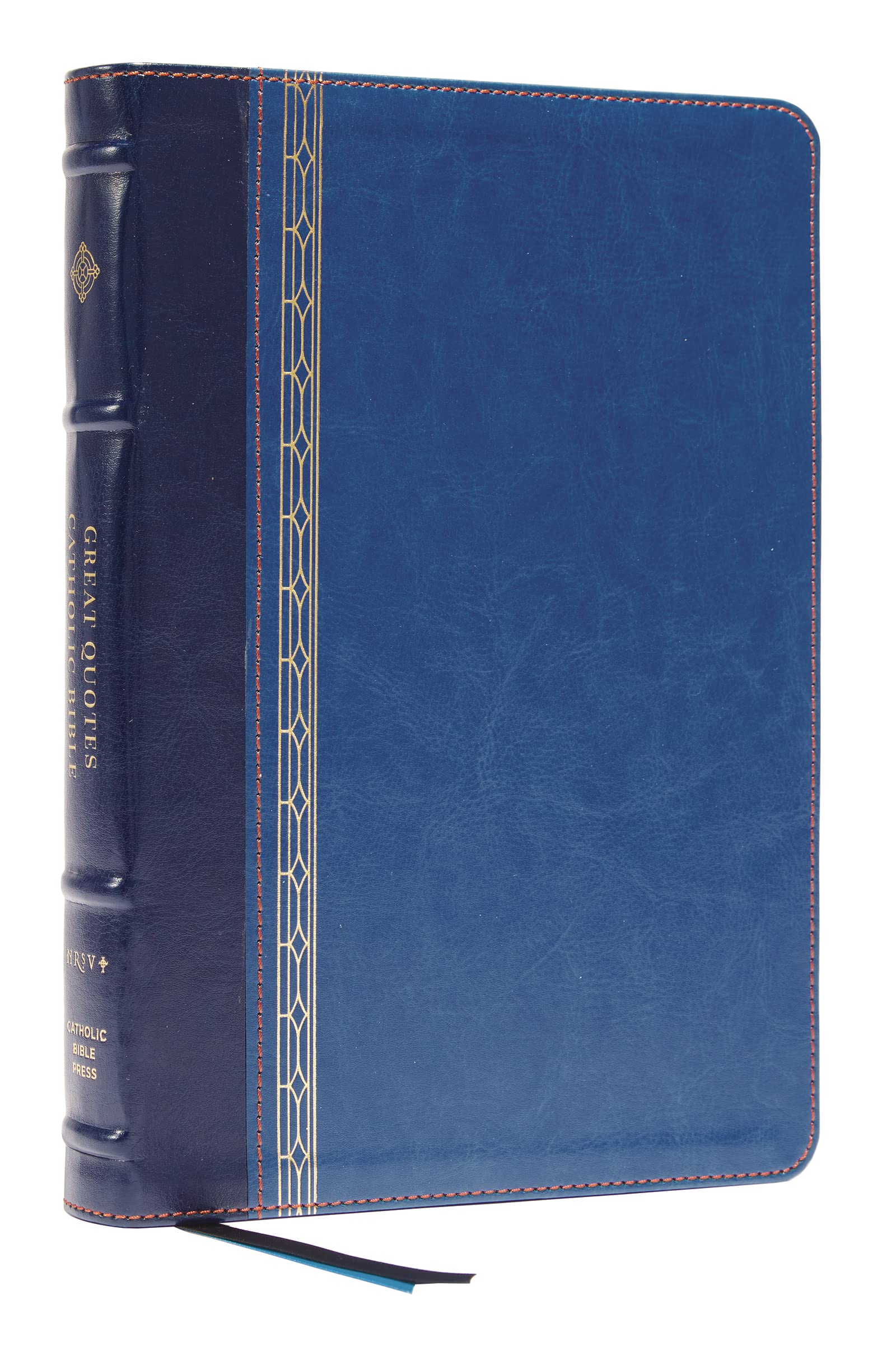 NRSVCE, Great Quotes Catholic Bible, Leathersoft, Blue, Comfort Print Philosophy