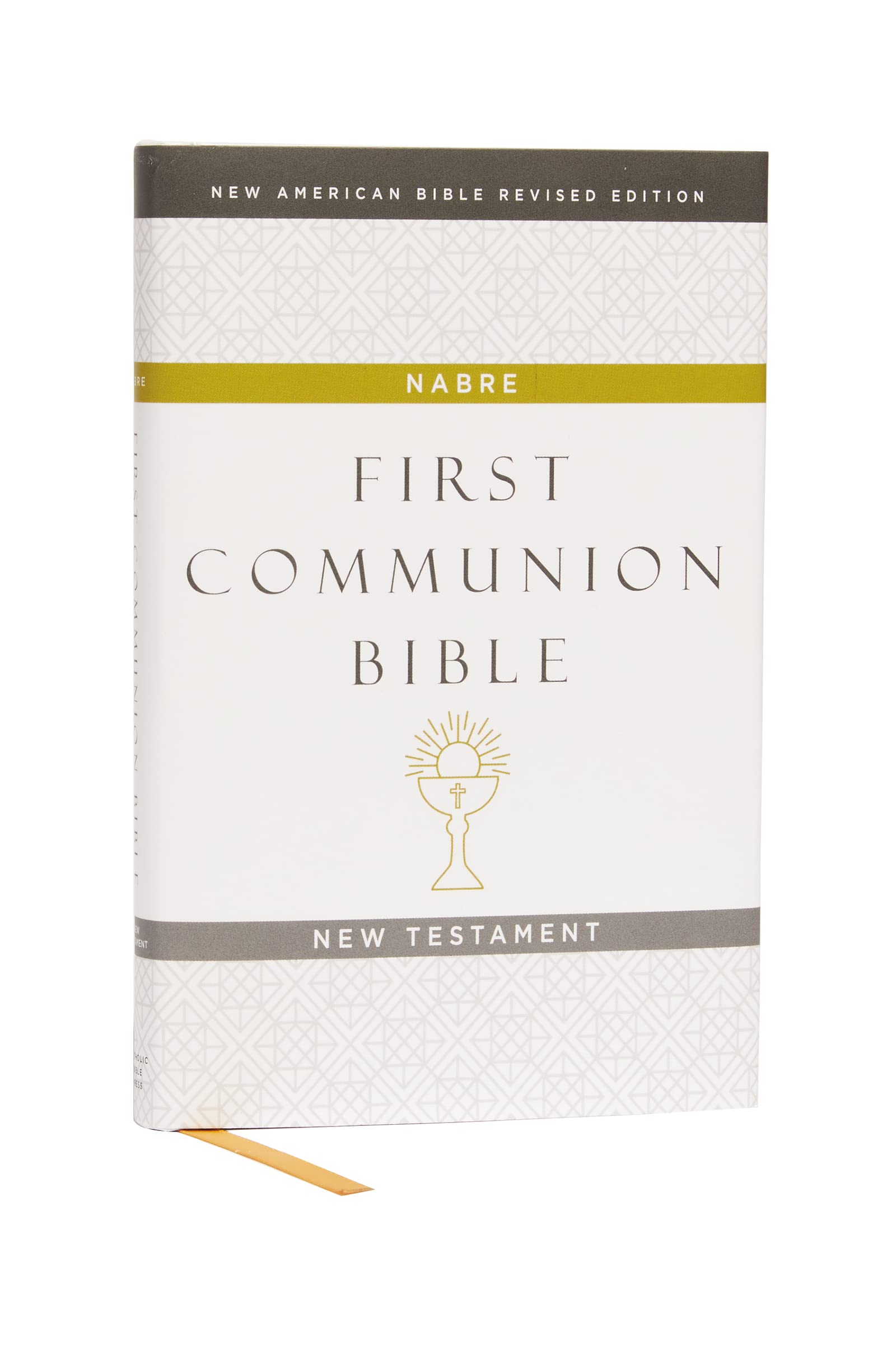NABRE, New American Bible, Revised Edition, Catholic Bible, First Communion Bible: New Testament, Hardcover, White: Holy Bible Religion & Esotericism