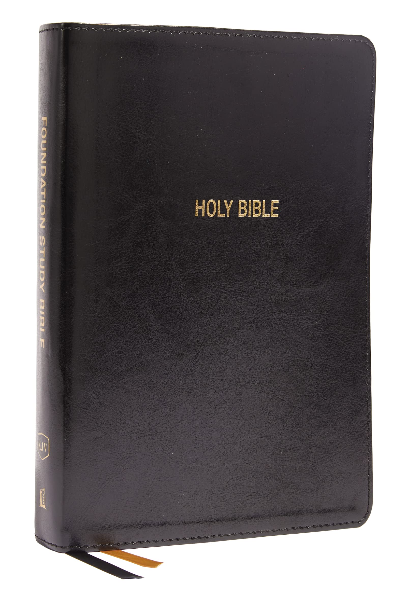 KJV, Foundation Study Bible, Large Print, Leathersoft, Black, Red Letter, Comfort Print: Holy Bible, King James Version Religion & Esotericism