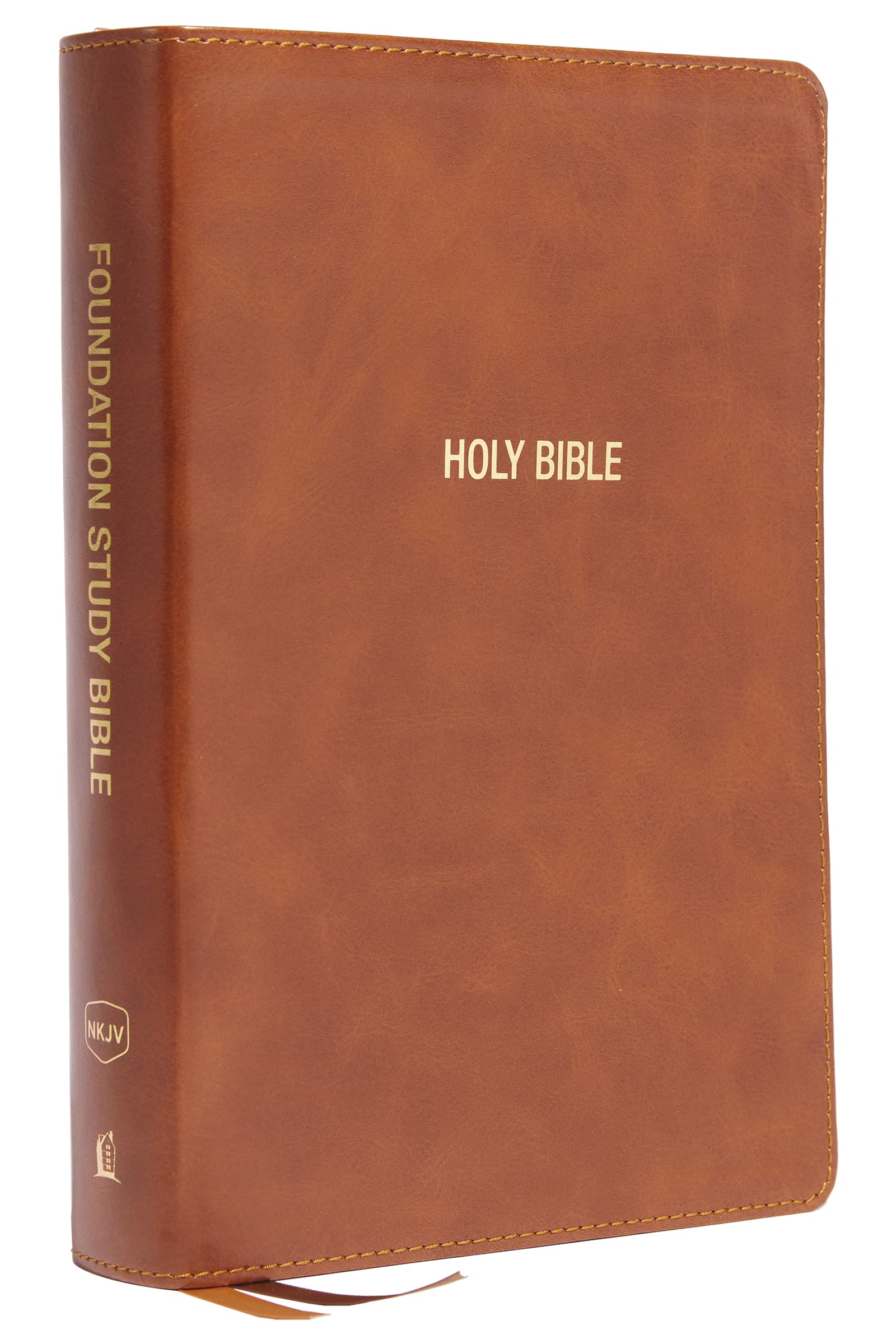 NKJV, Foundation Study Bible, Large Print, Leathersoft, Brown, Red Letter, Comfort Print: Holy Bible, New King James Version Politics & History