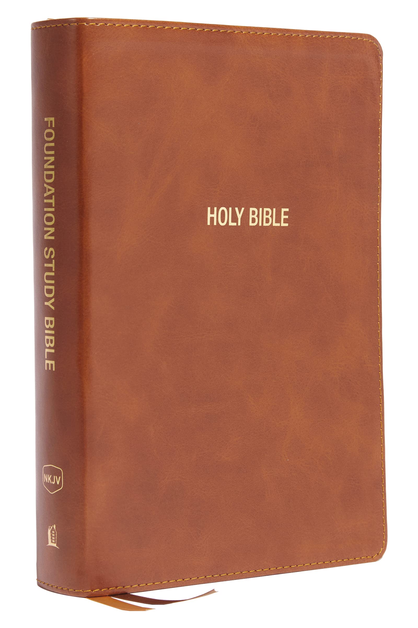 NKJV, Foundation Study Bible, Large Print, Leathersoft, Brown, Red Letter, Thumb Indexed, Comfort Print: Holy Bible, New King James Version Arts & Music