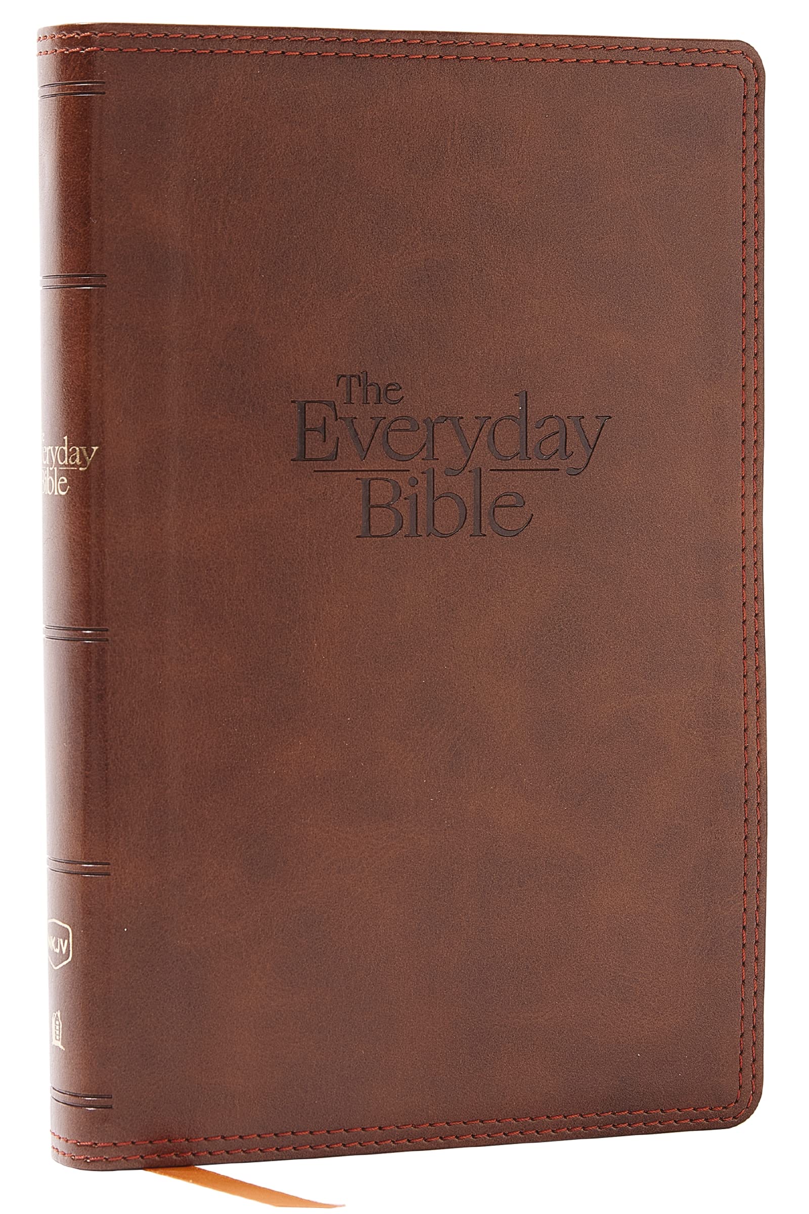 NKJV, The Everyday Bible, Brown Leathersoft, Red Letter, Comfort Print: 365 Daily Readings Through the Whole Bible Religion & Esotericism
