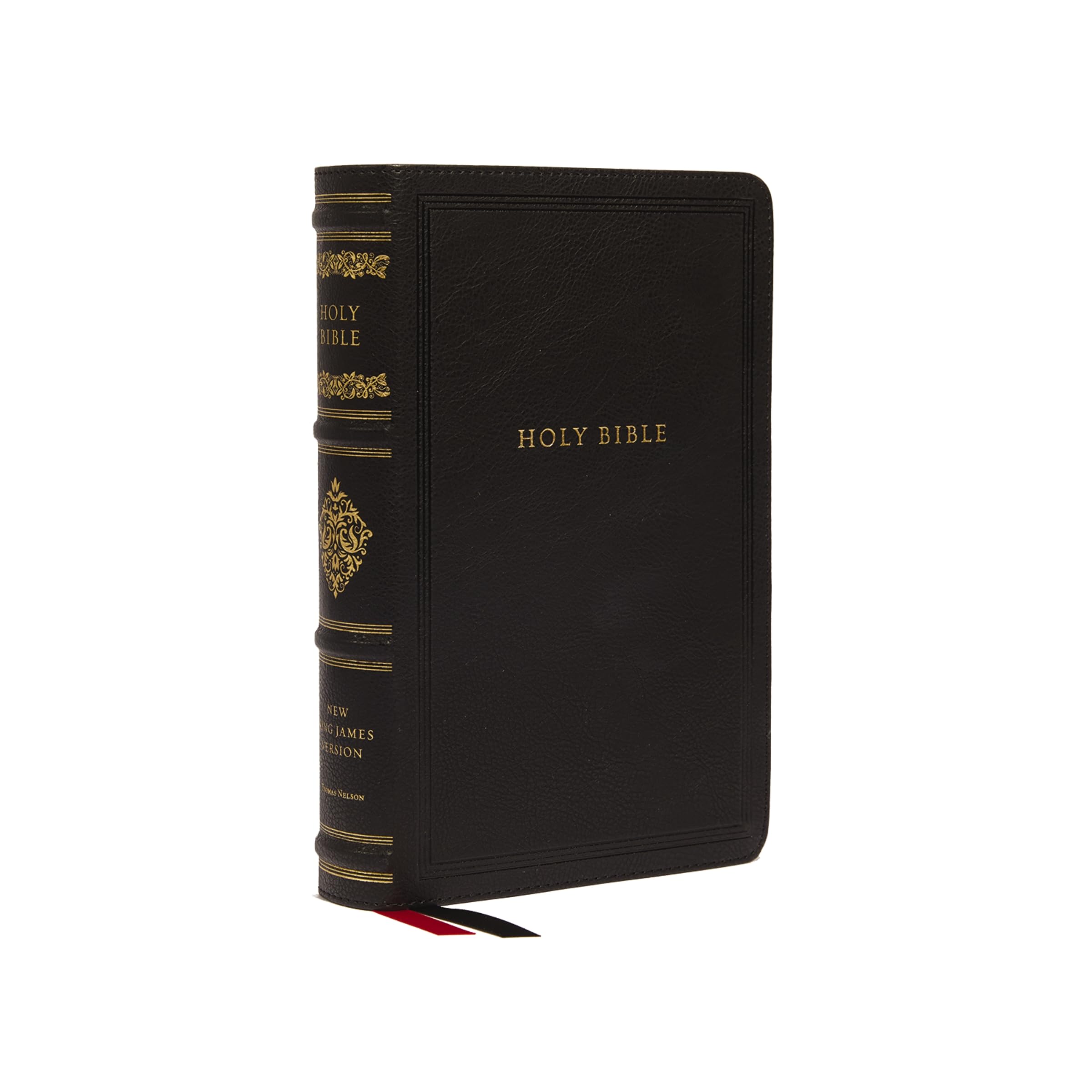 Nkjv, Personal Size Reference Bible, Sovereign Collection, Leathersoft, Black, Red Letter, Comfort Print Contemporary literature