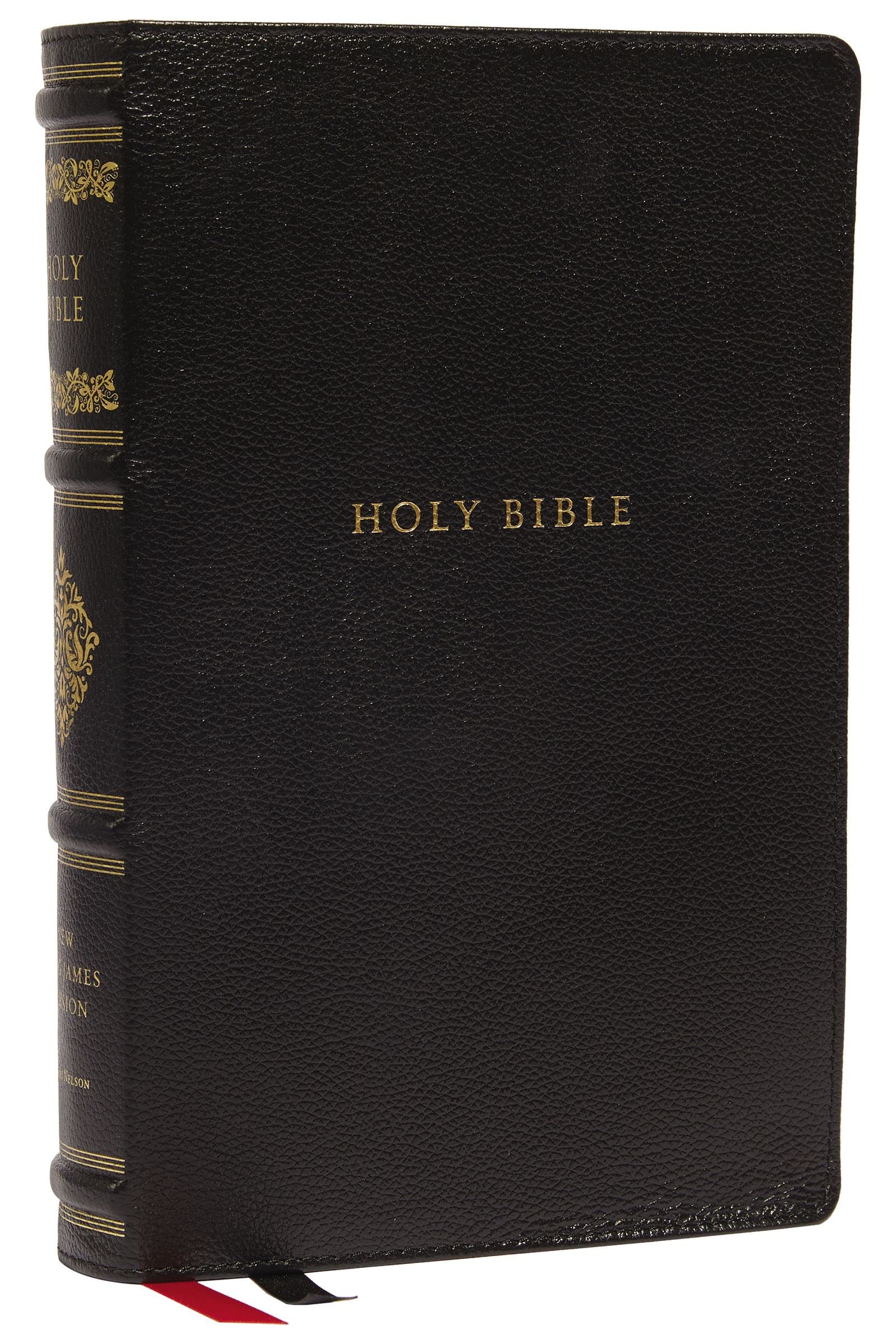 NKJV, Personal Size Reference Bible, Sovereign Collection, Leathersoft, Black, Red Letter, Thumb Indexed, Comfort Print: Holy Bible, New King James Version Contemporary literature