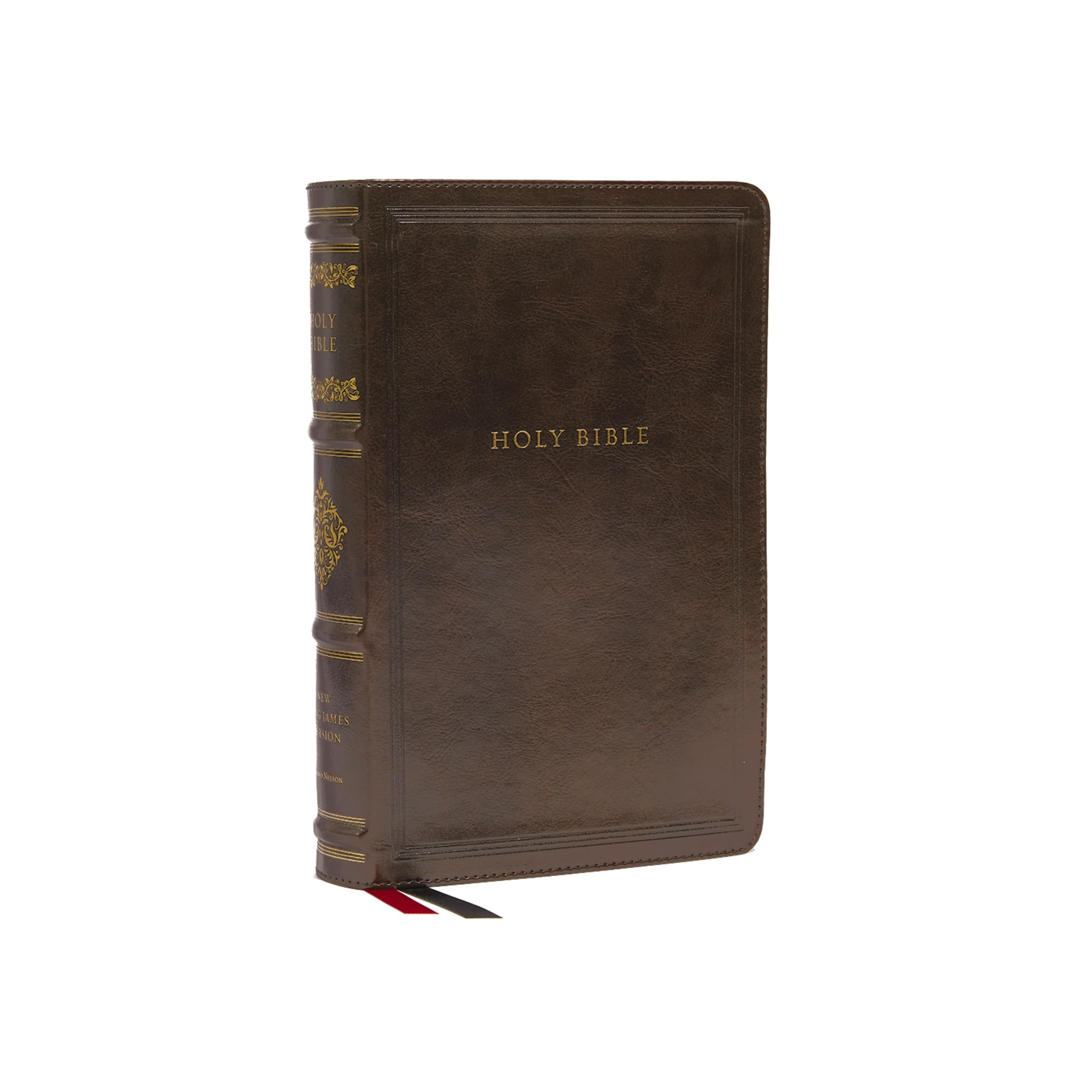 NKJV, Personal Size Reference Bible, Sovereign Collection, Leathersoft, Brown, Red Letter, Comfort Print: Holy Bible, New King James Version Contemporary literature