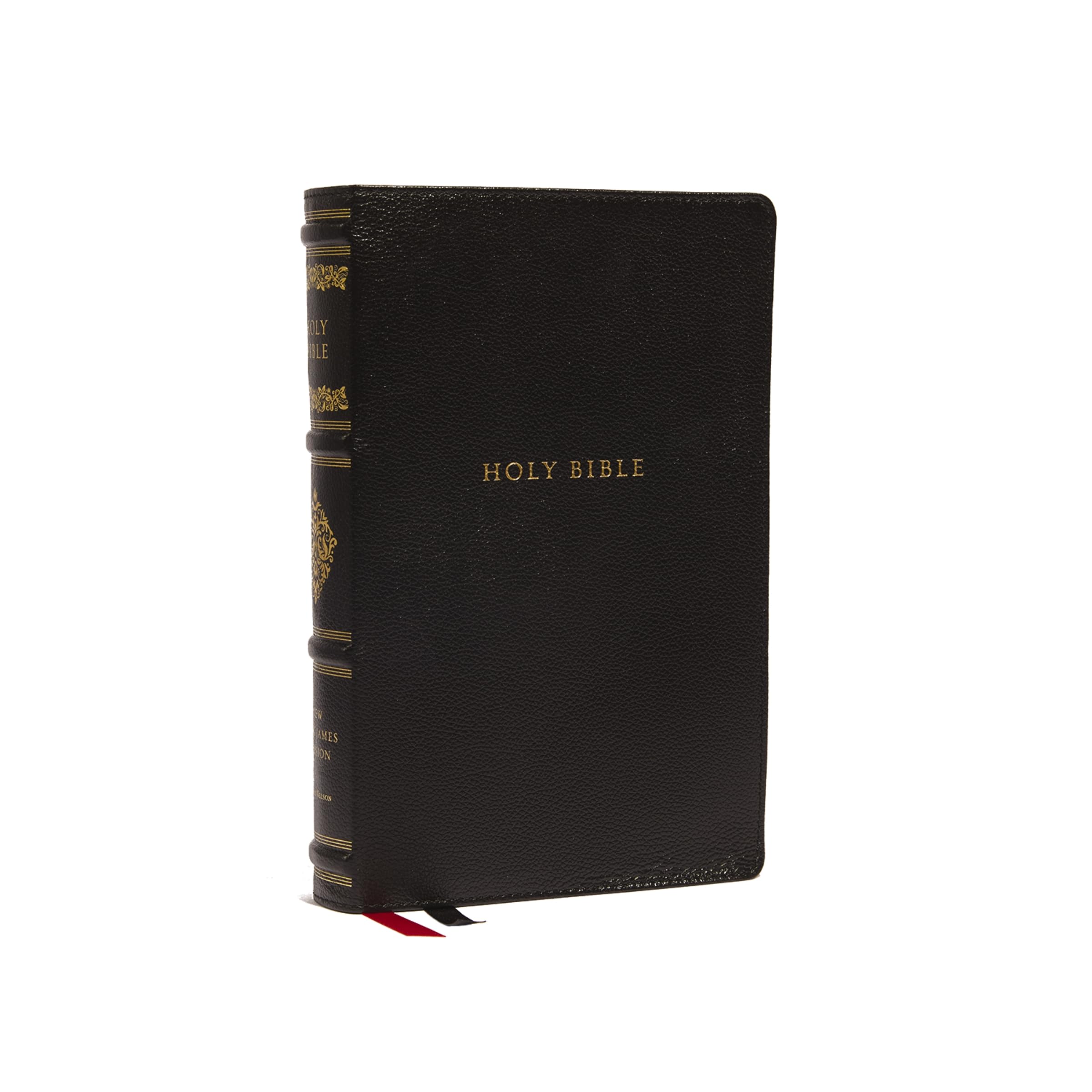 NKJV, Personal Size Reference Bible, Sovereign Collection, Genuine Leather, Black, Red Letter, Comfort Print: Holy Bible, New King James Version Contemporary literature
