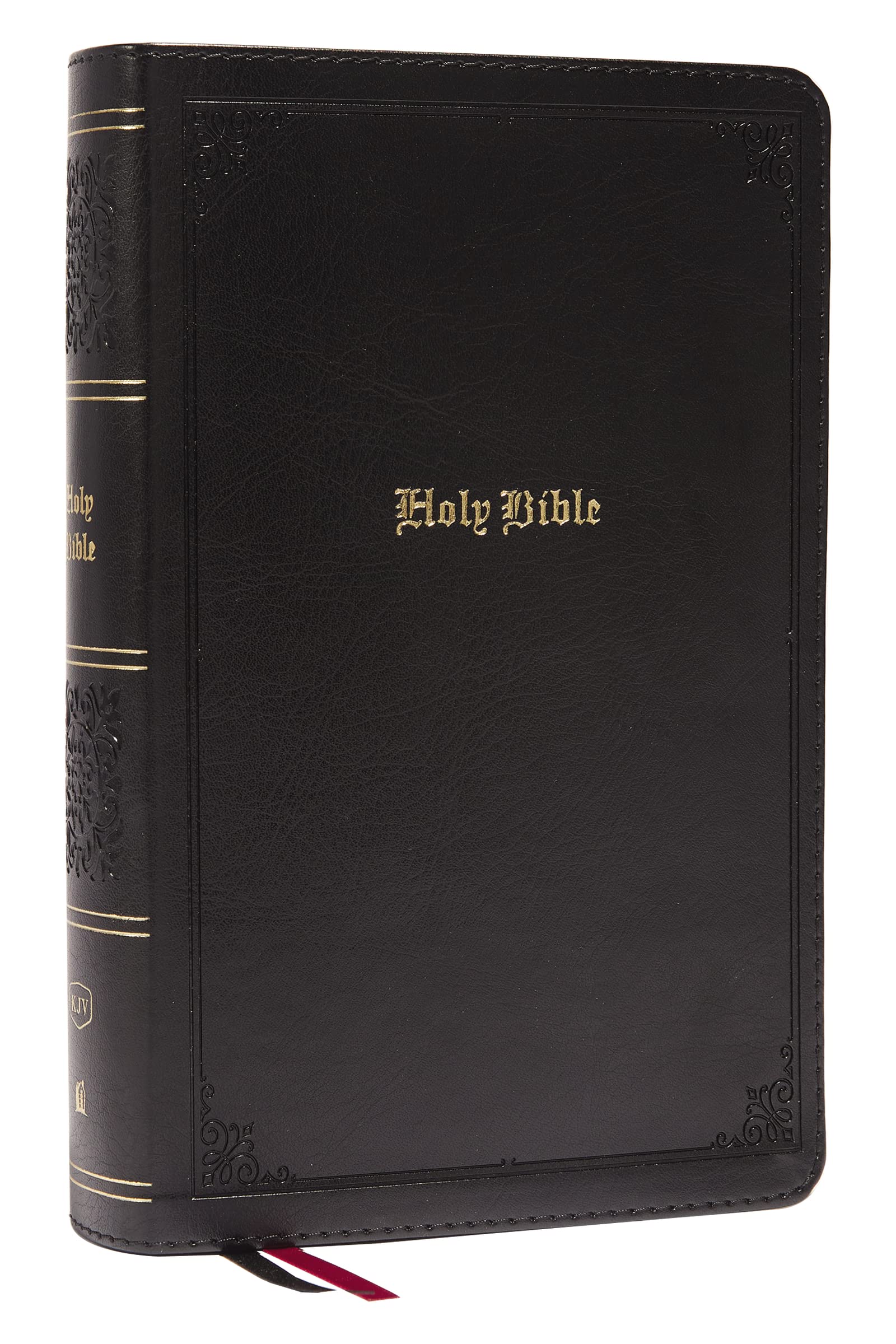 KJV Holy Bible: Large Print Single-Column with 43,000 End-of-Verse Cross References, Black Leathersoft, Personal Size, Red Letter, Comfort Print: King James Version: Holy Bible, King James Version Health, Nutrition & Fitness
