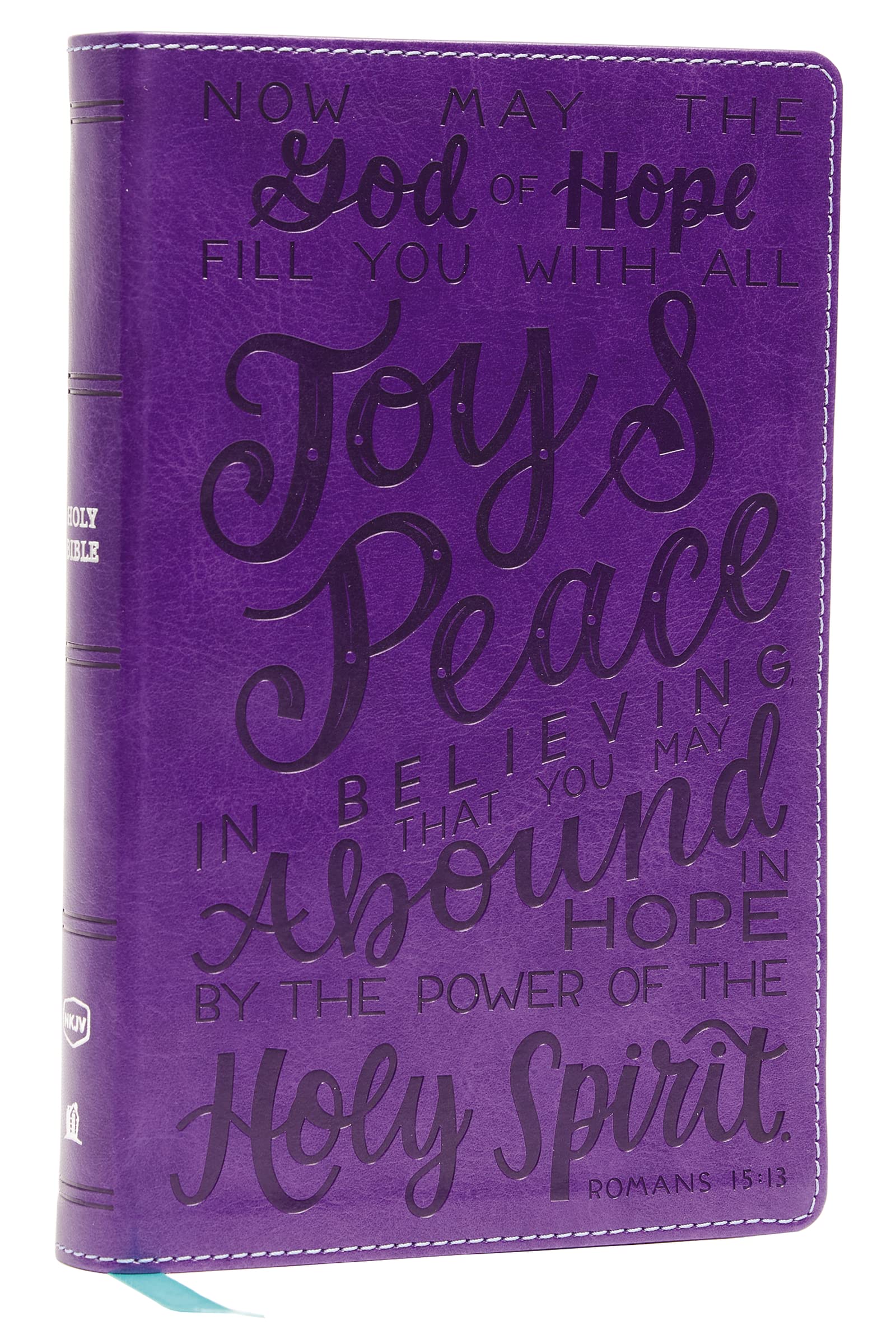 NKJV, Holy Bible for Kids, Verse Art Cover Collection, Leathersoft, Purple, Comfort Print: Holy Bible, New King James Version Religion & Esotericism