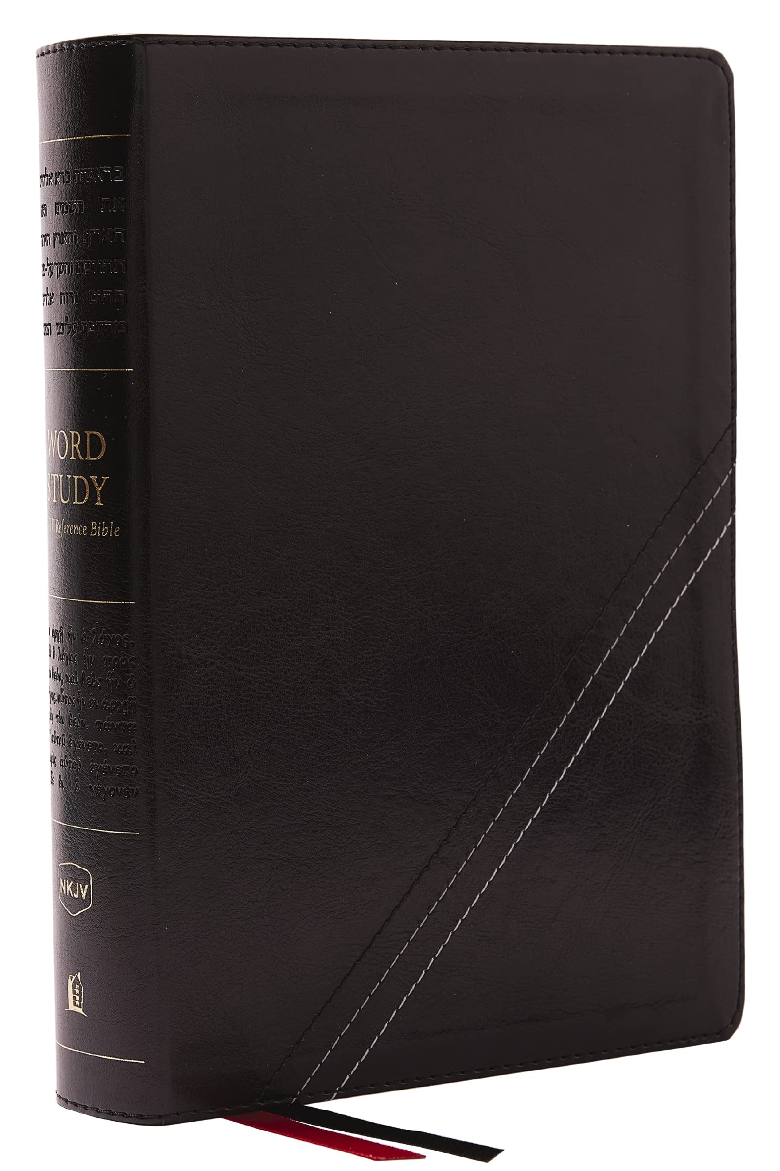 NKJV, Word Study Reference Bible, Leathersoft, Black, Red Letter, Comfort Print: 2,000 Keywords that Unlock the Meaning of the Bible Philosophy