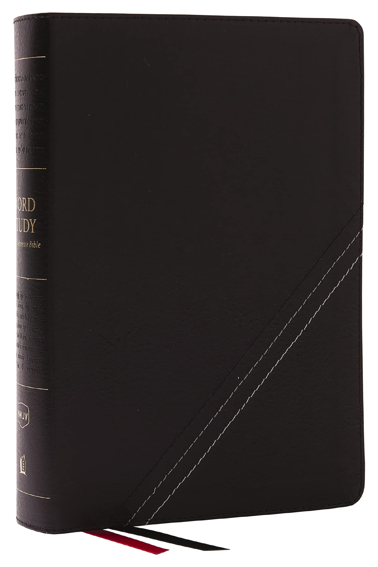 NKJV, Word Study Reference Bible, Bonded Leather, Black, Red Letter, Comfort Print: 2,000 Keywords that Unlock the Meaning of the Bible Philosophy