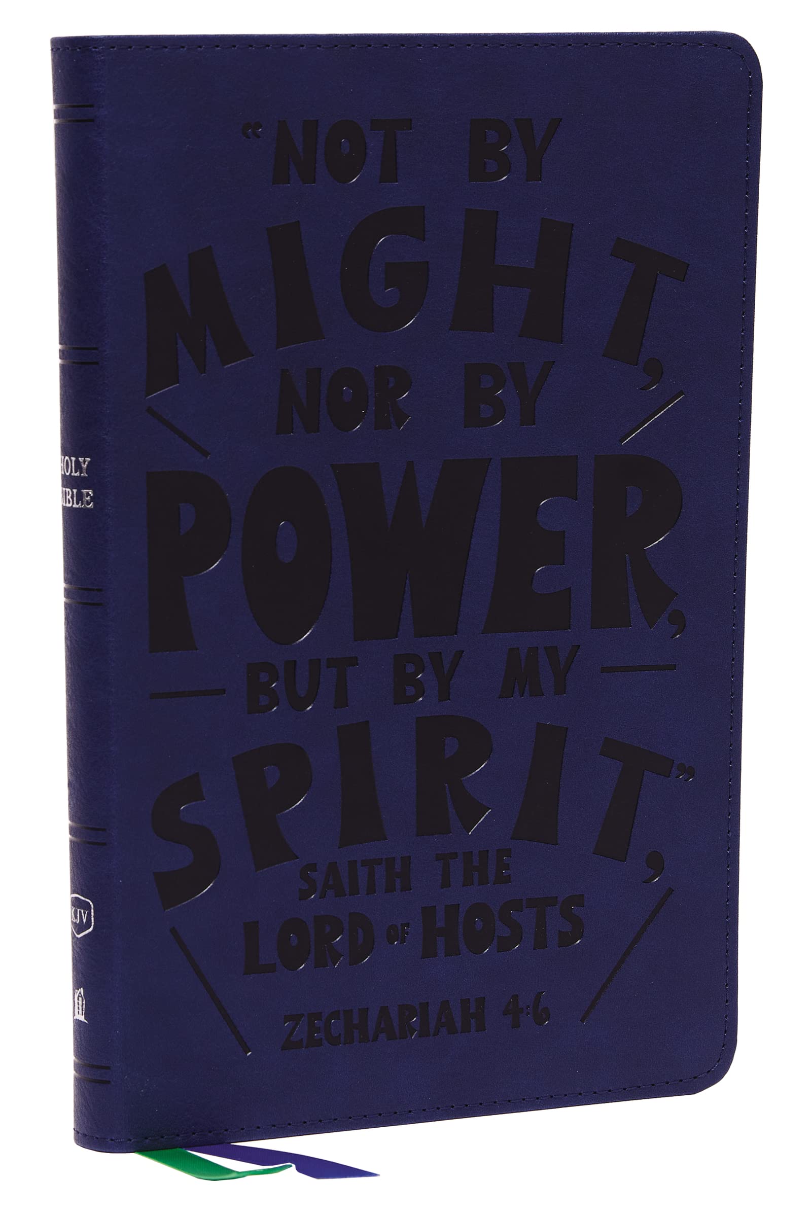 KJV Holy Bible: Thinline Youth Edition, Blue Leathersoft, Red Letter, Comfort Print: King James Version (Verse Art Cover Collection): Holy Bible, King James Version Books